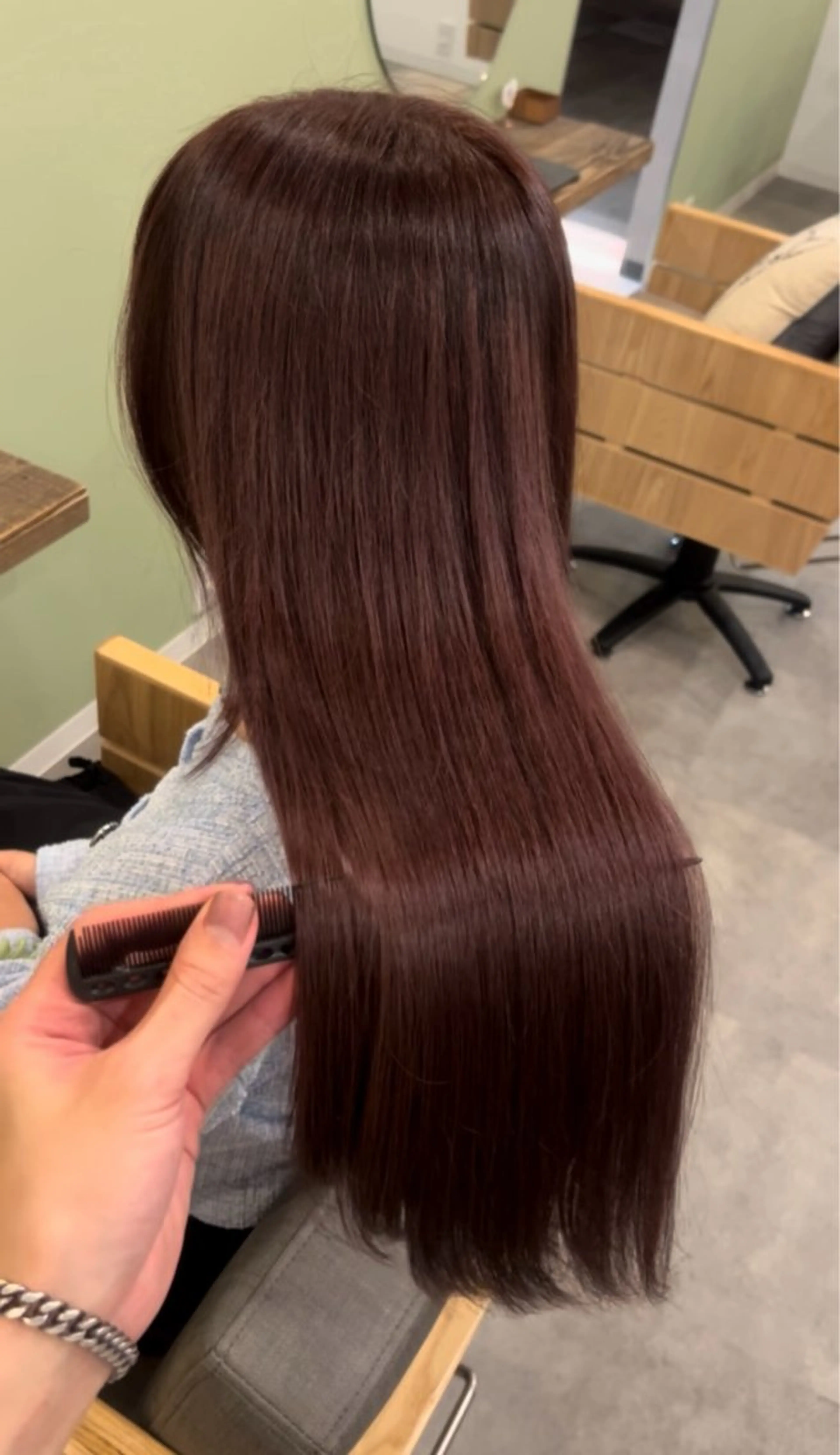 ロング カラー ヘアカラー トリートメント 池袋/艶カラー✖️ ☘️DEMURAのヘアスタイル