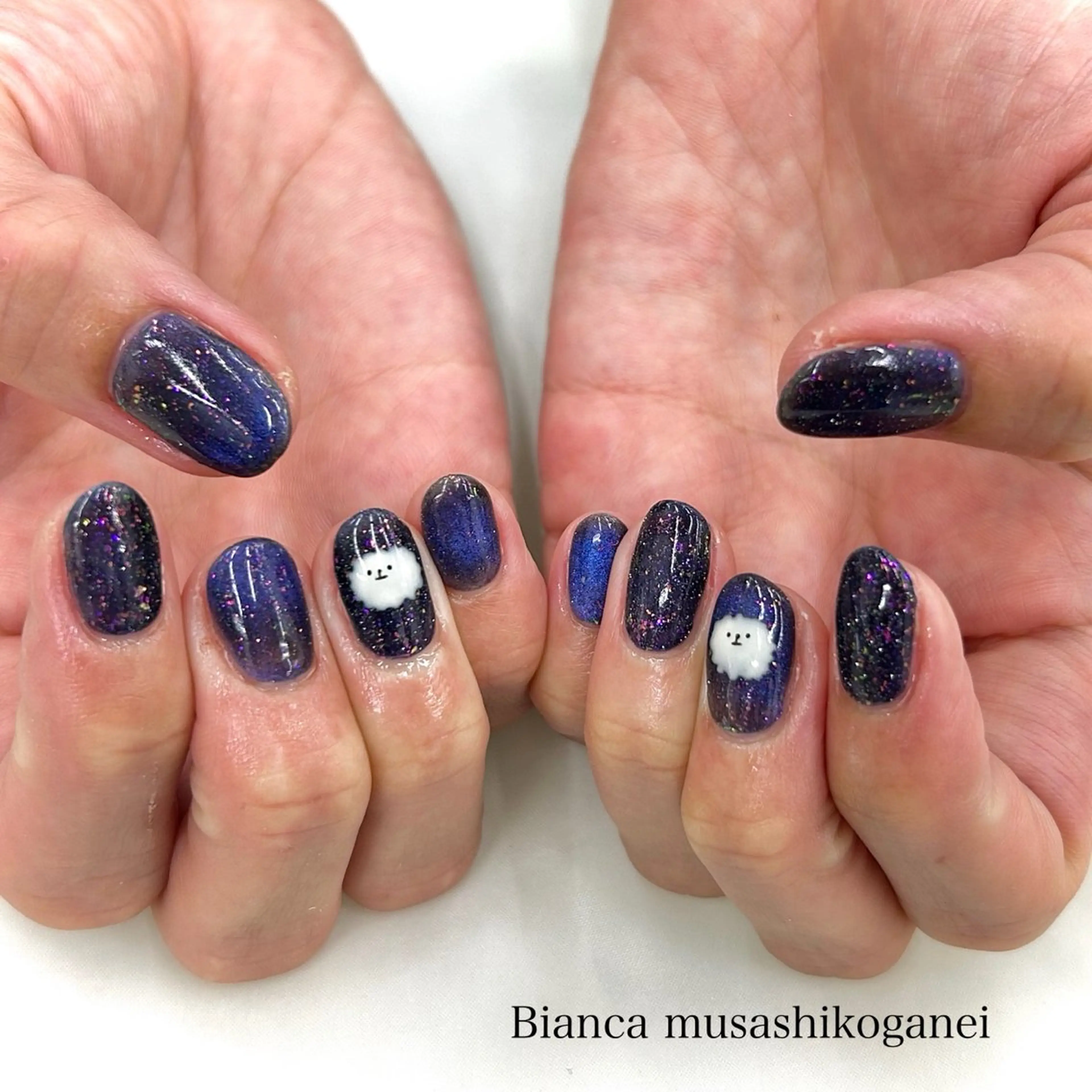 ネイル ハンドネイル Bianca 武蔵小金井　ほしののネイルデザイン
