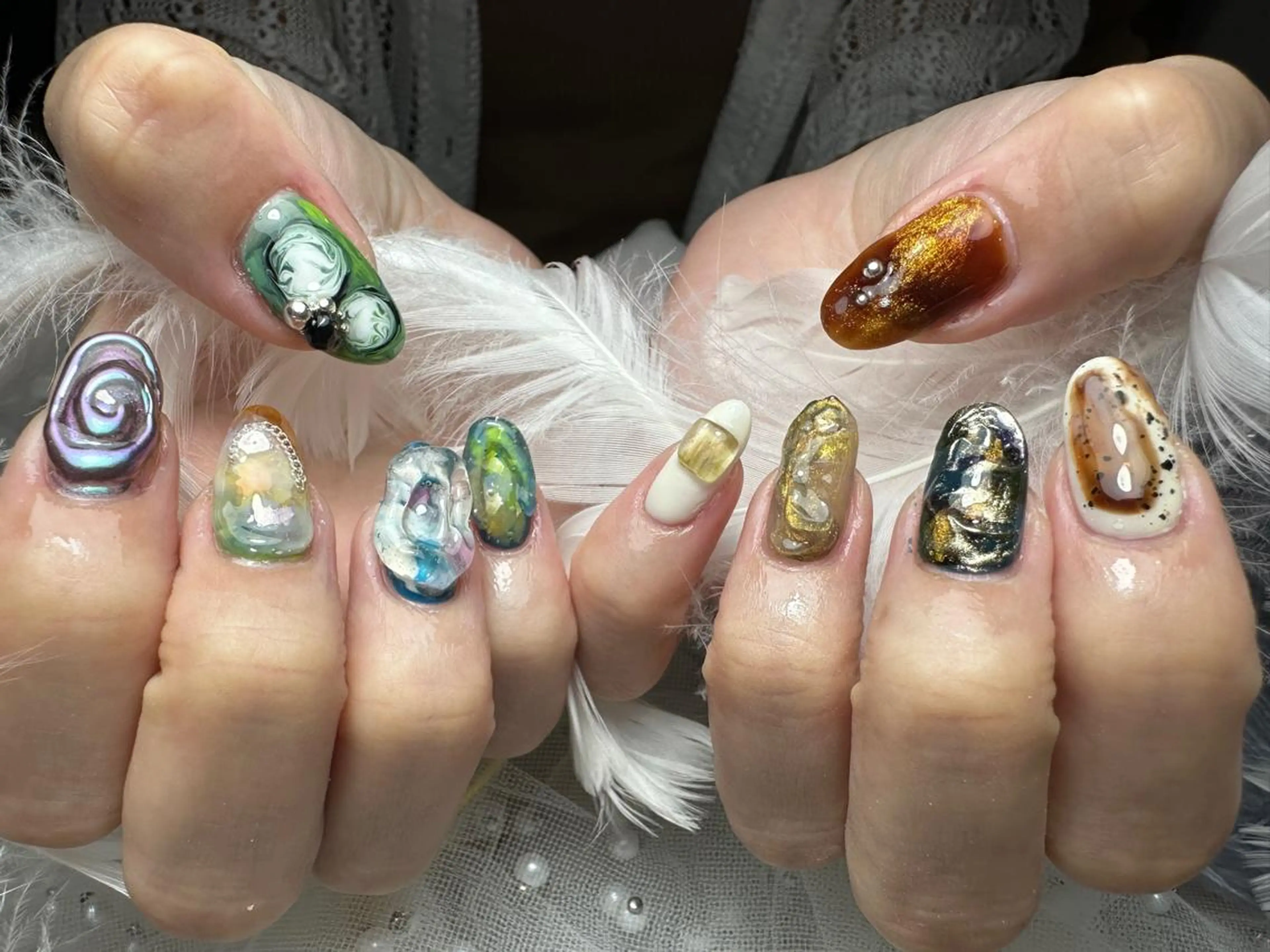 ネイル Eveネイル チップスカルプ専門店のネイルデザイン