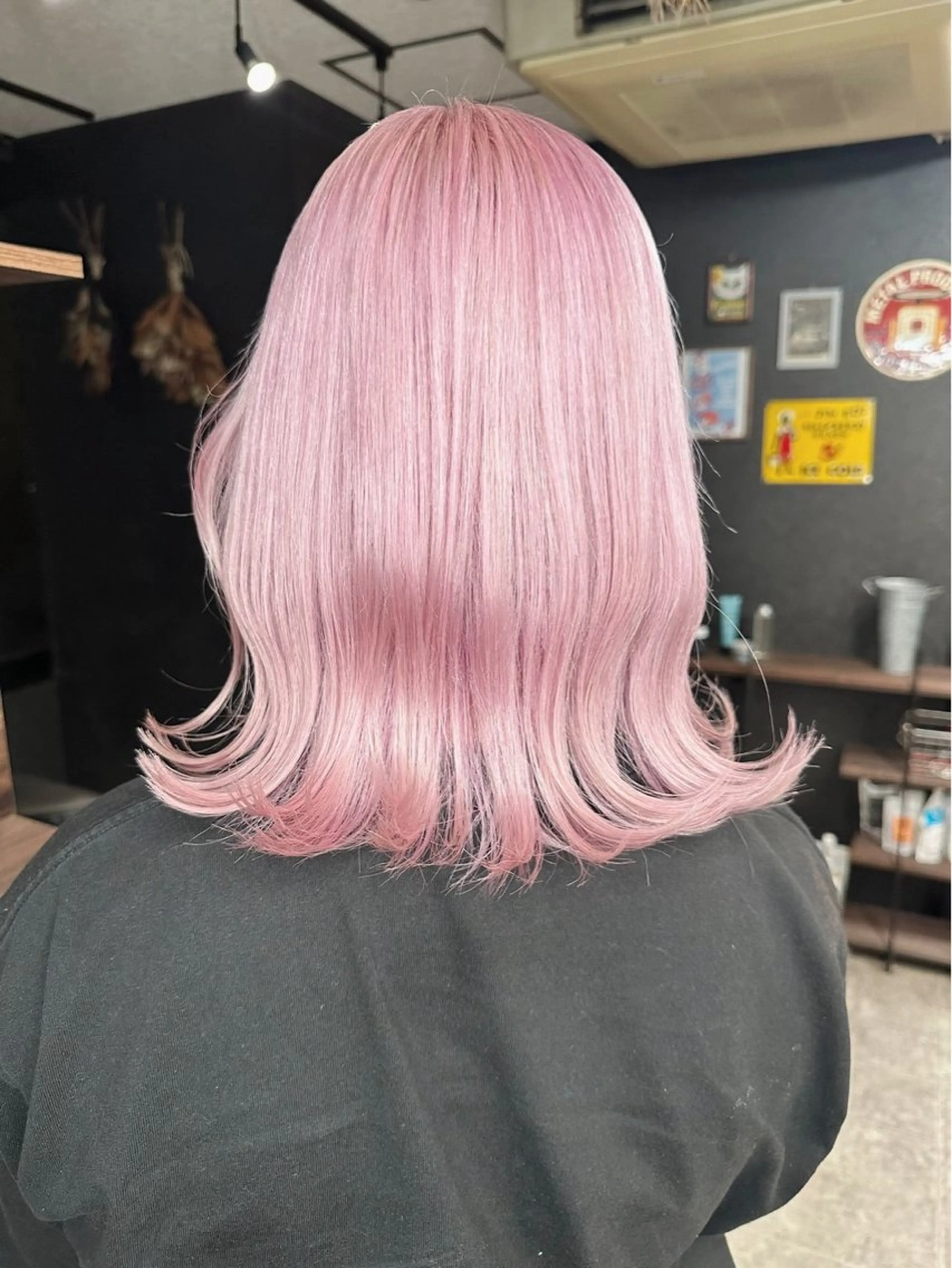 ミディアム カラー ヘアカラー トリートメント 💎透明感カラー💎 bAteAu あまねのヘアスタイル