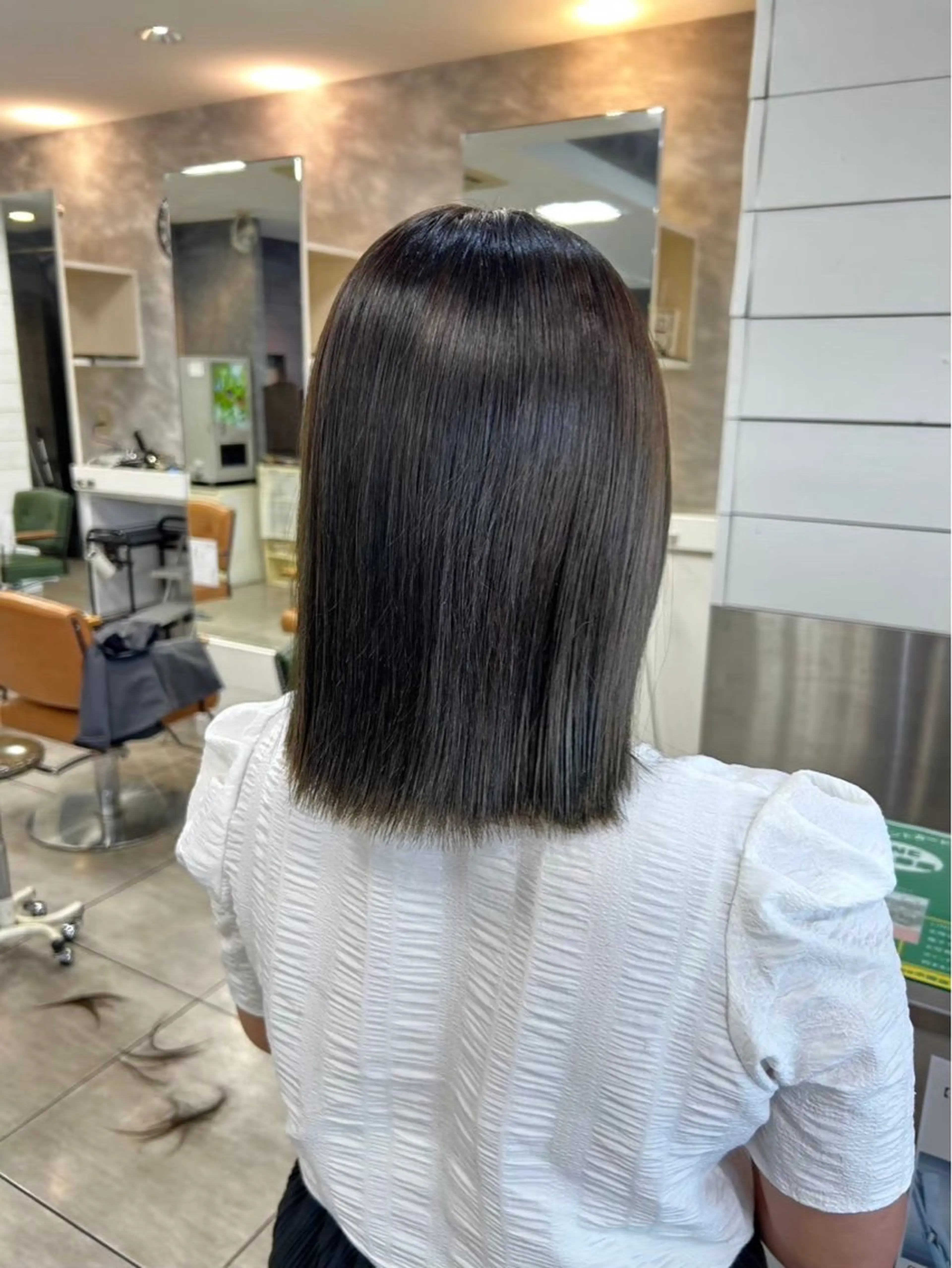 ミディアム カラー ヘアカラー 🎀艶カラー🎀 よしいあまねのヘアスタイル