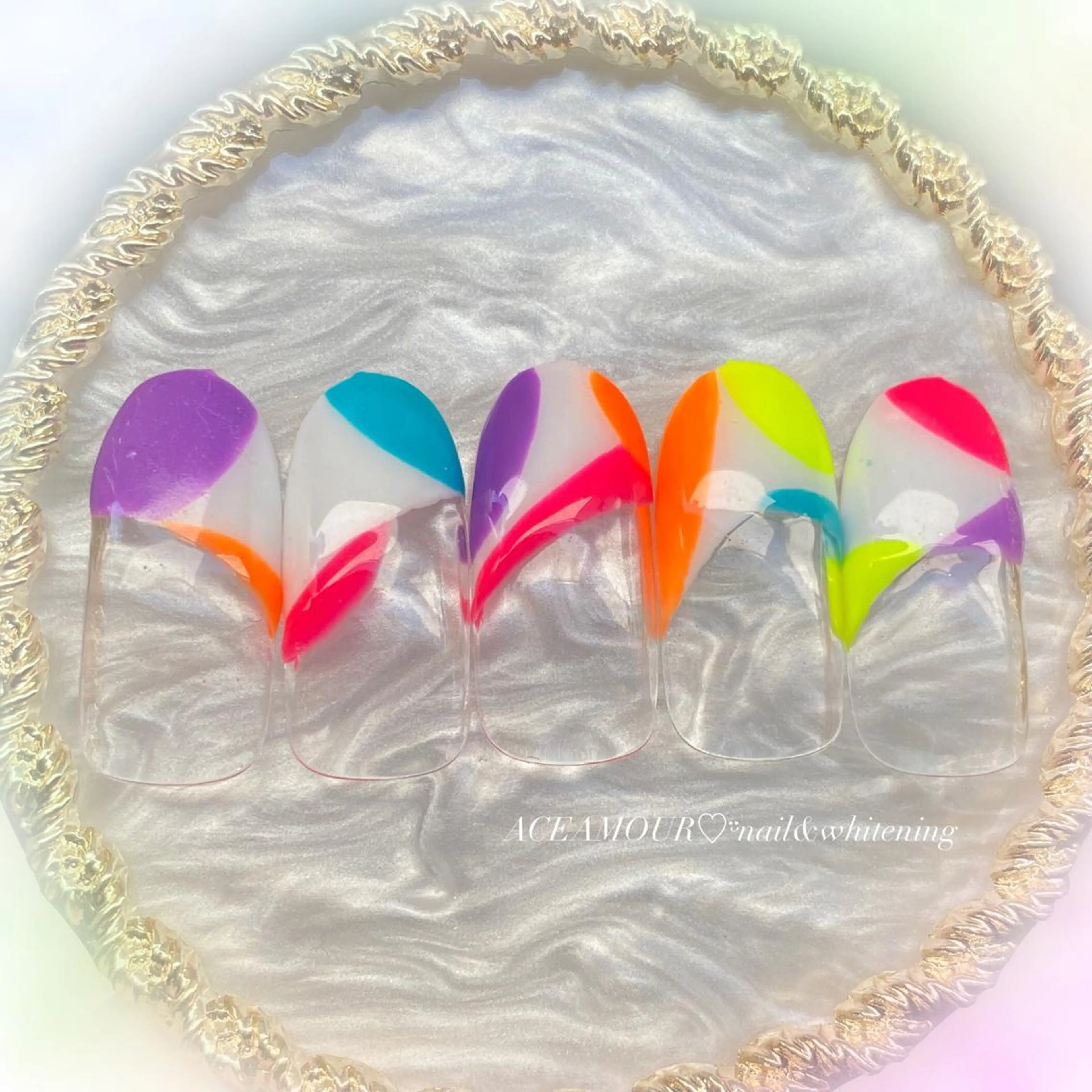 ネイル フレンチネイル ネイル/耳つぼ /新ホワイトニングのネイルデザイン