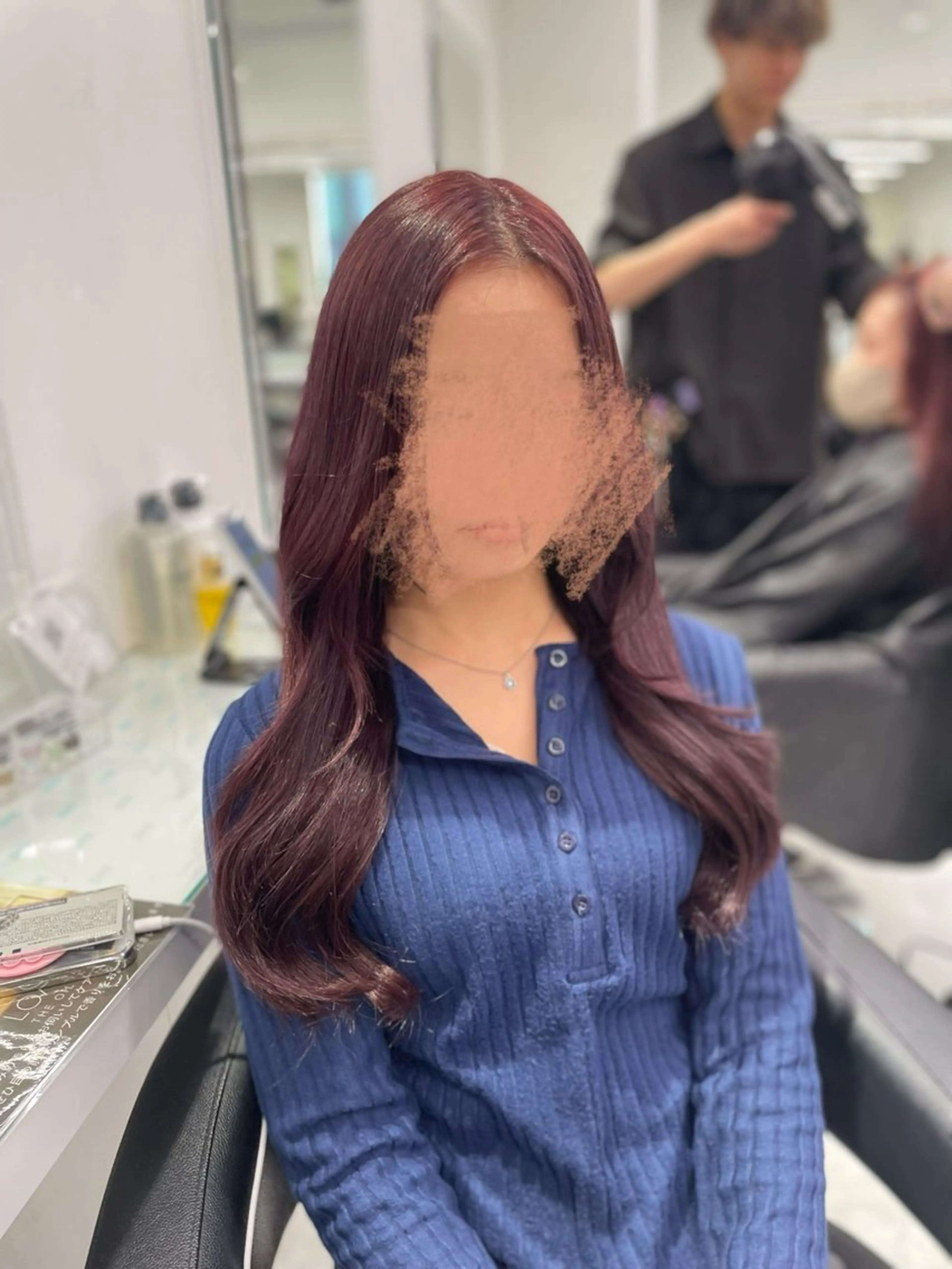 ロング カラー ヘアカラー トリートメント トレンド暖色ヘア🍒 miu🍒のヘアスタイル