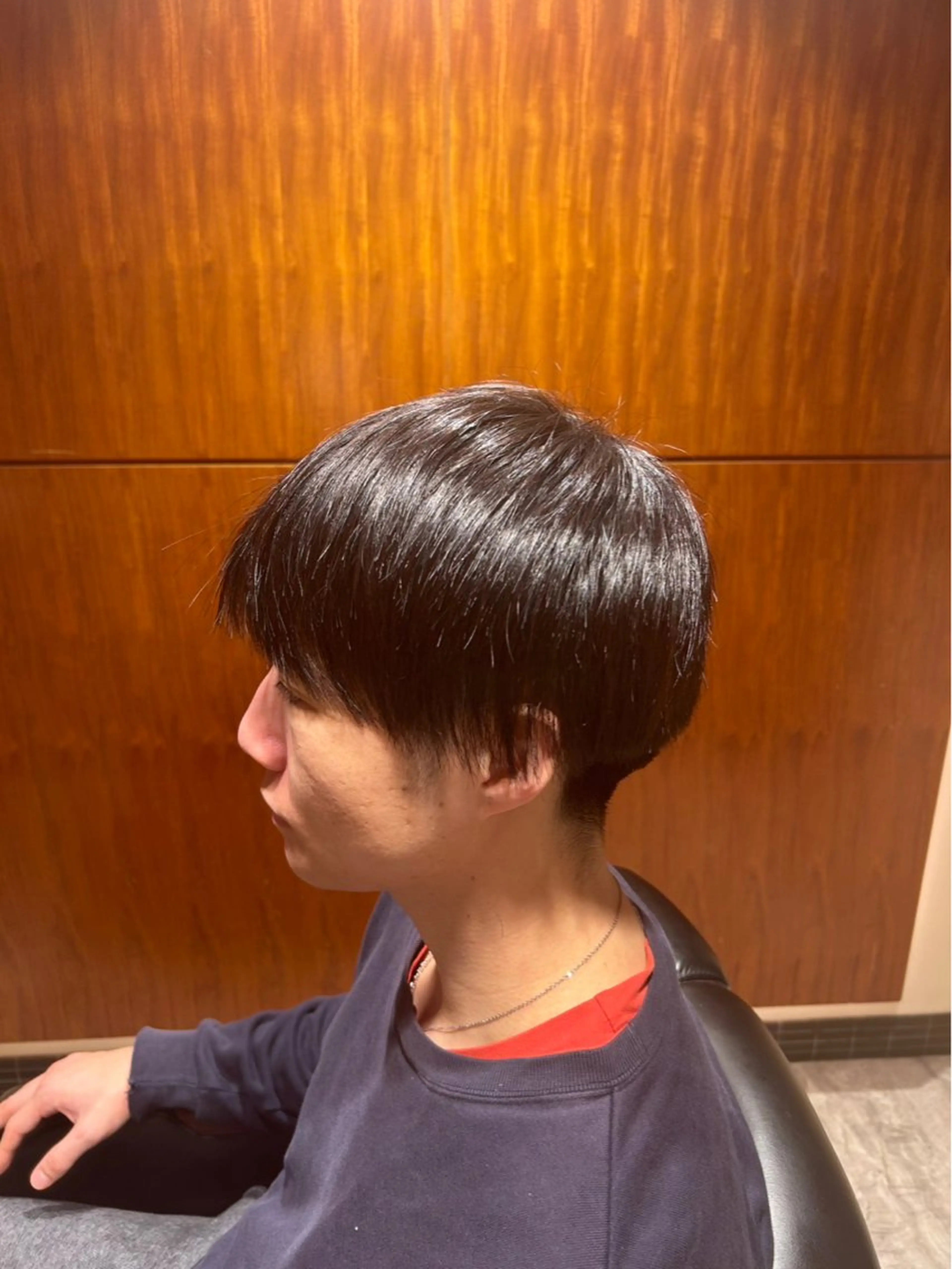 ミディアム 奥山岳冬 おくやま たかとのヘアスタイル