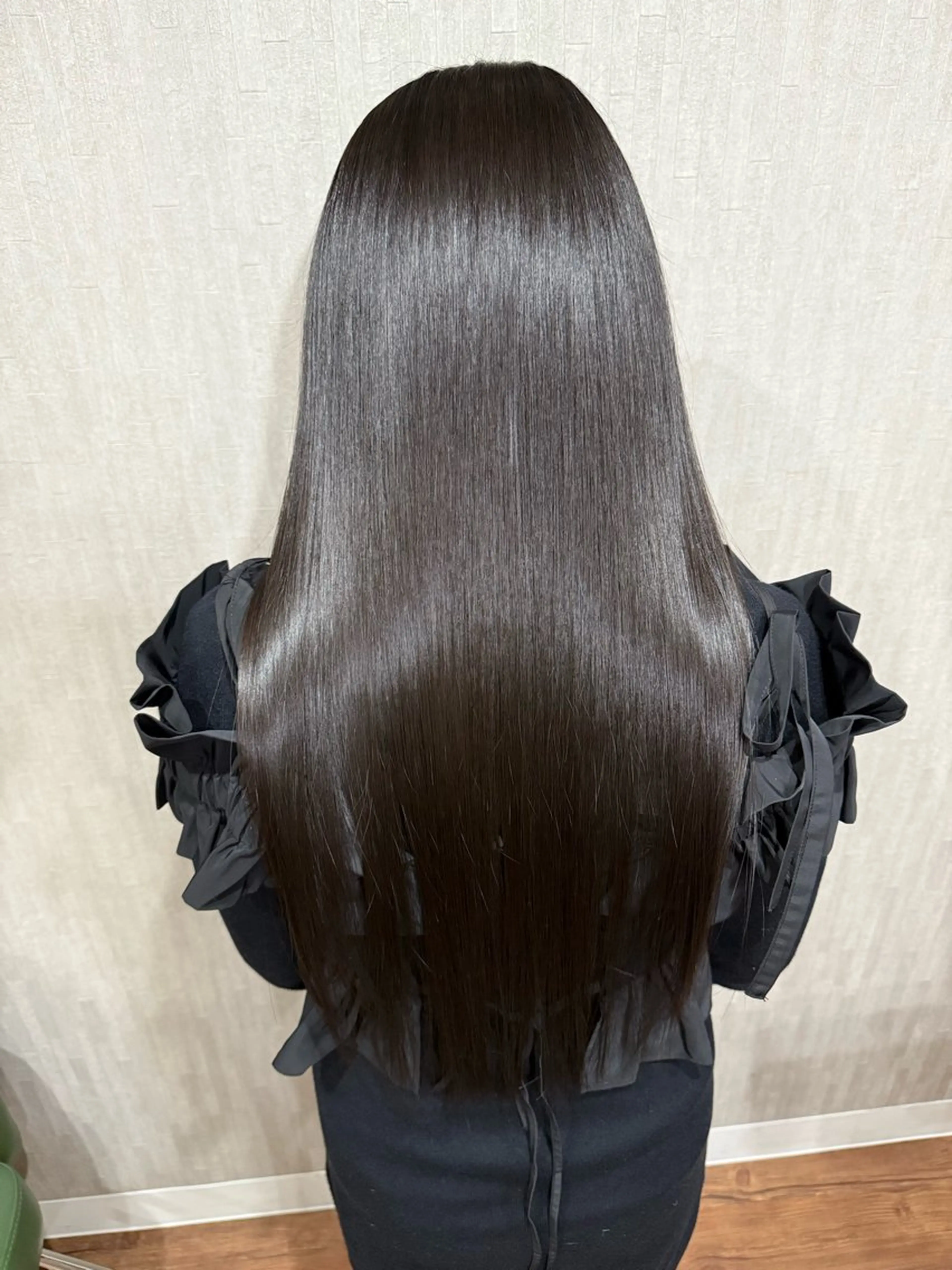 ロング ロング 縮毛矯正 【髪質改善】 梅田　聡のヘアスタイル