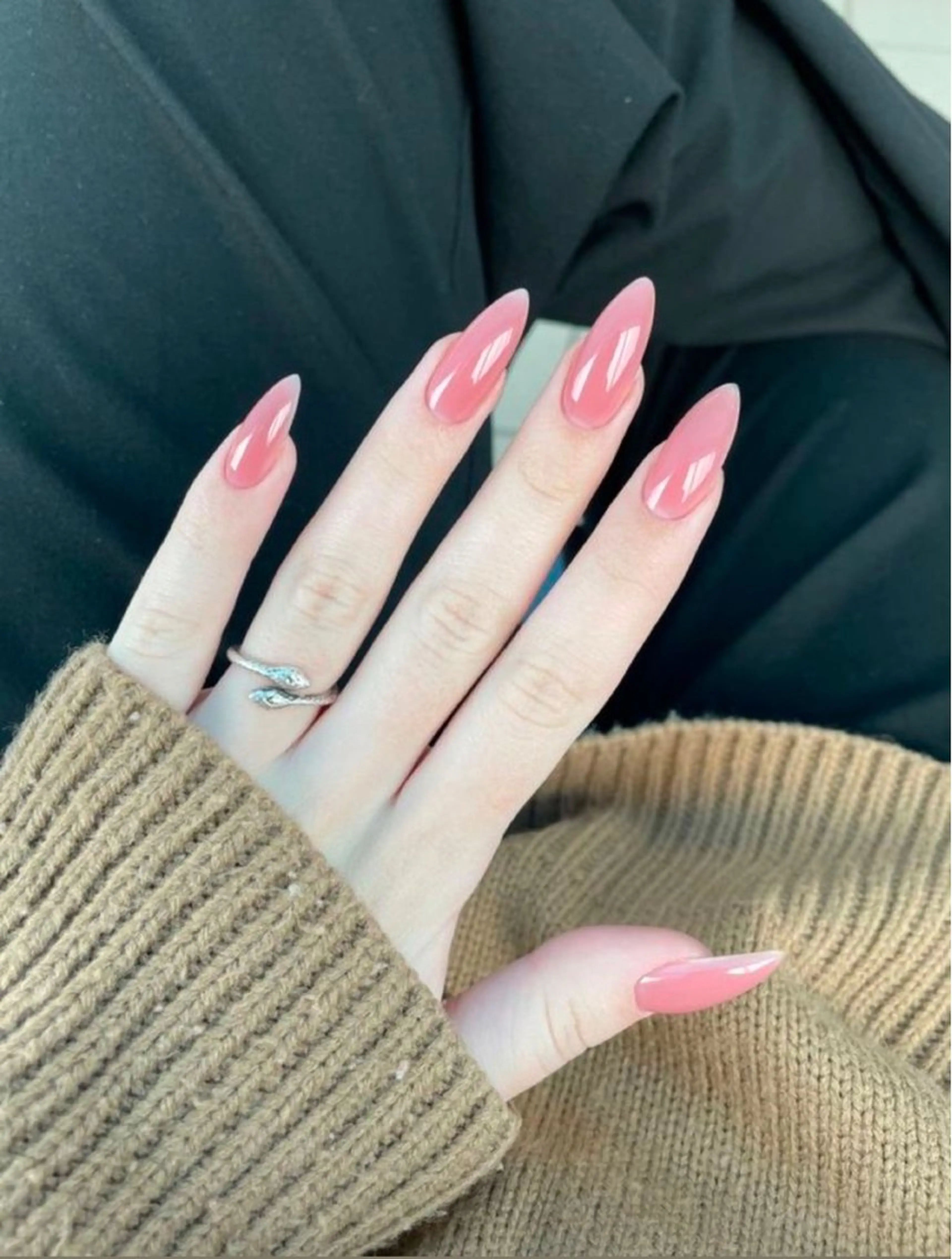 ネイル ワンカラーネイル fein. 心斎橋🩶🪄のマツエク・マツパデザイン