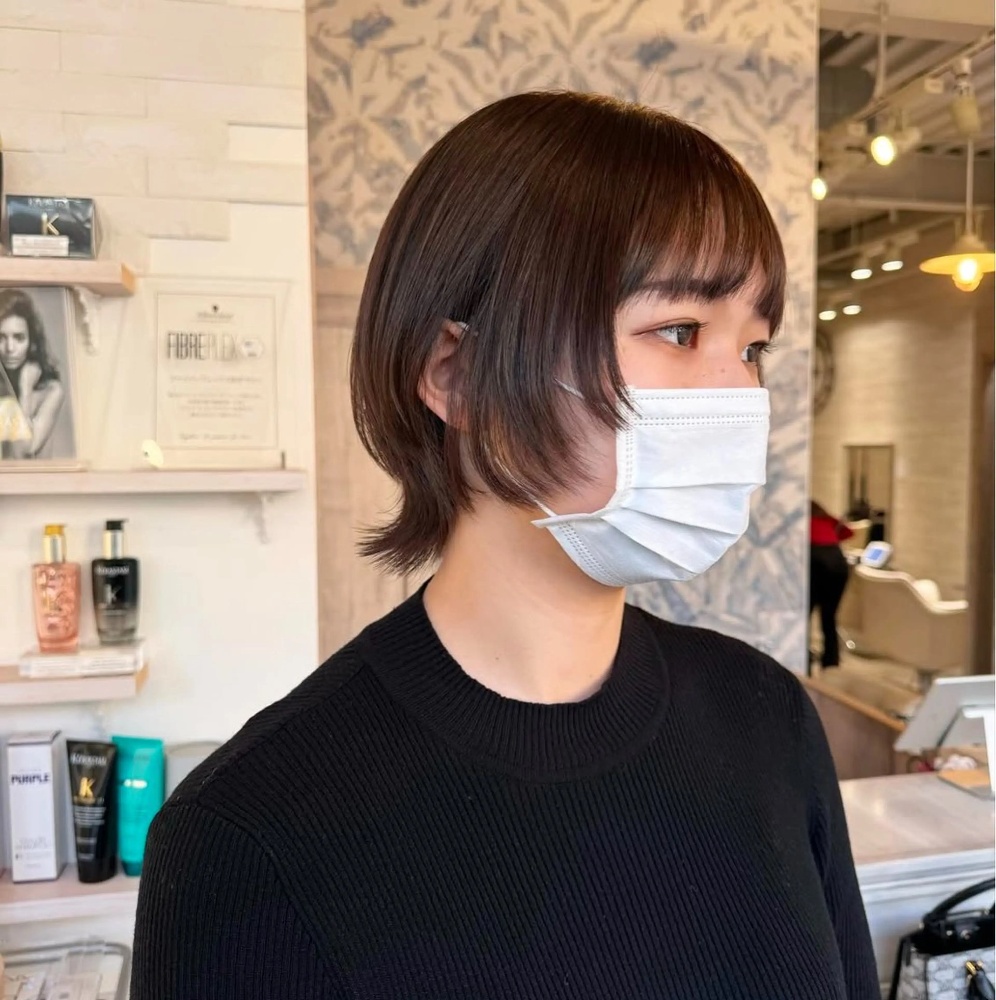 ミディアム ✨透明感／艶／ レイヤー／相原楓🍁のヘアスタイル