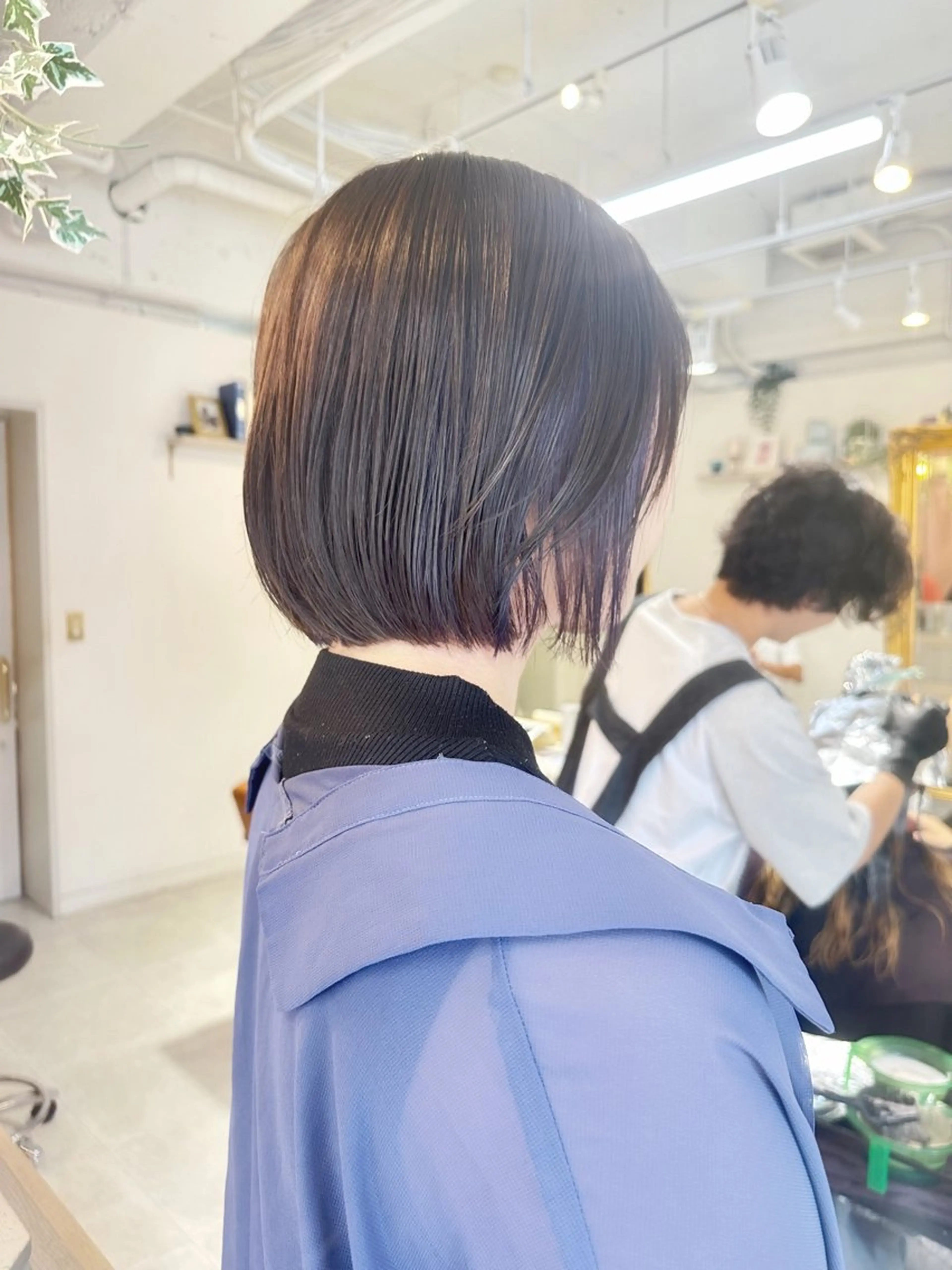 デザインカット+オーガニックツヤカラーの写真