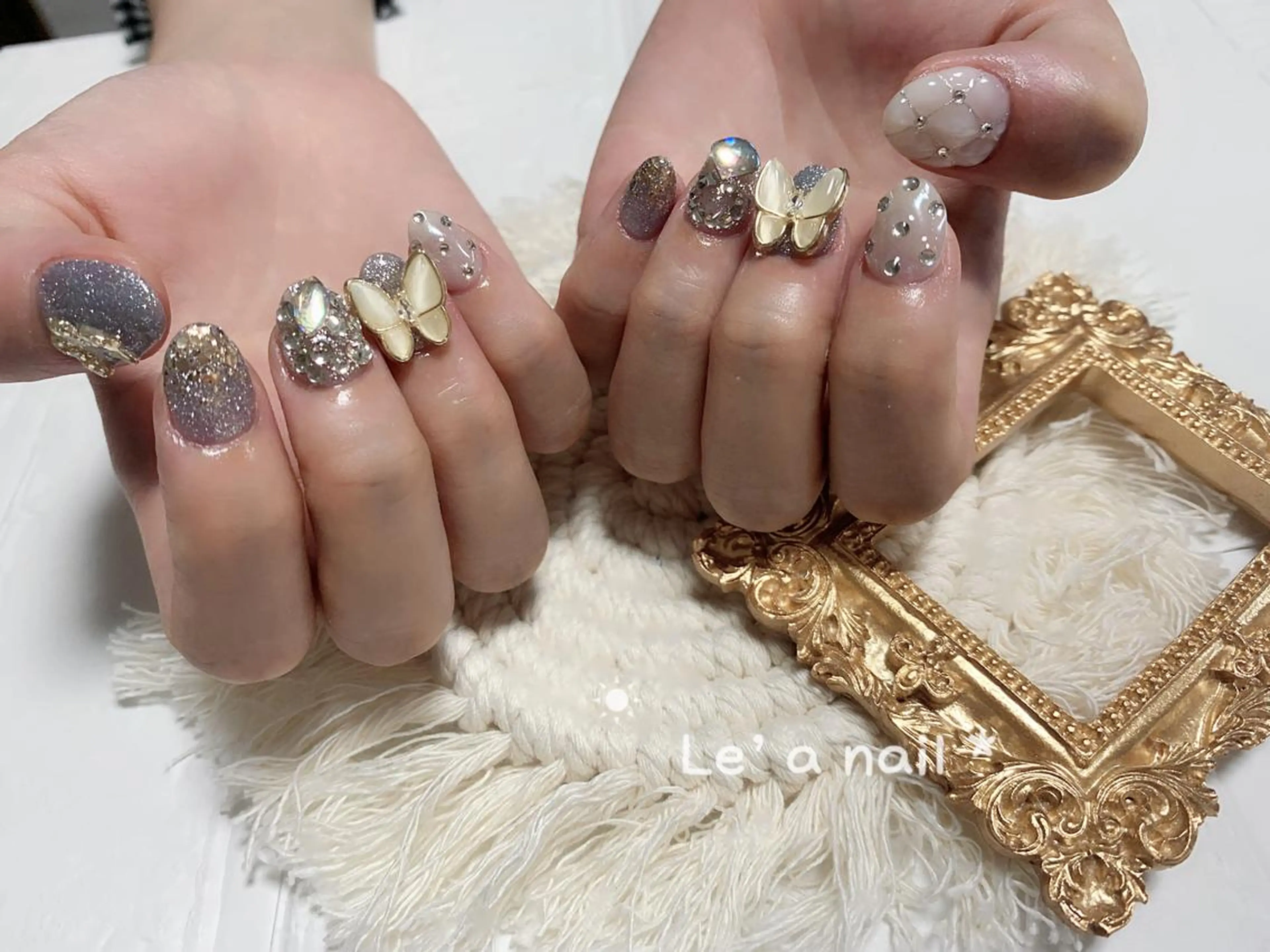 ショート カラー ネイル Le’a NailSalonのネイルデザイン