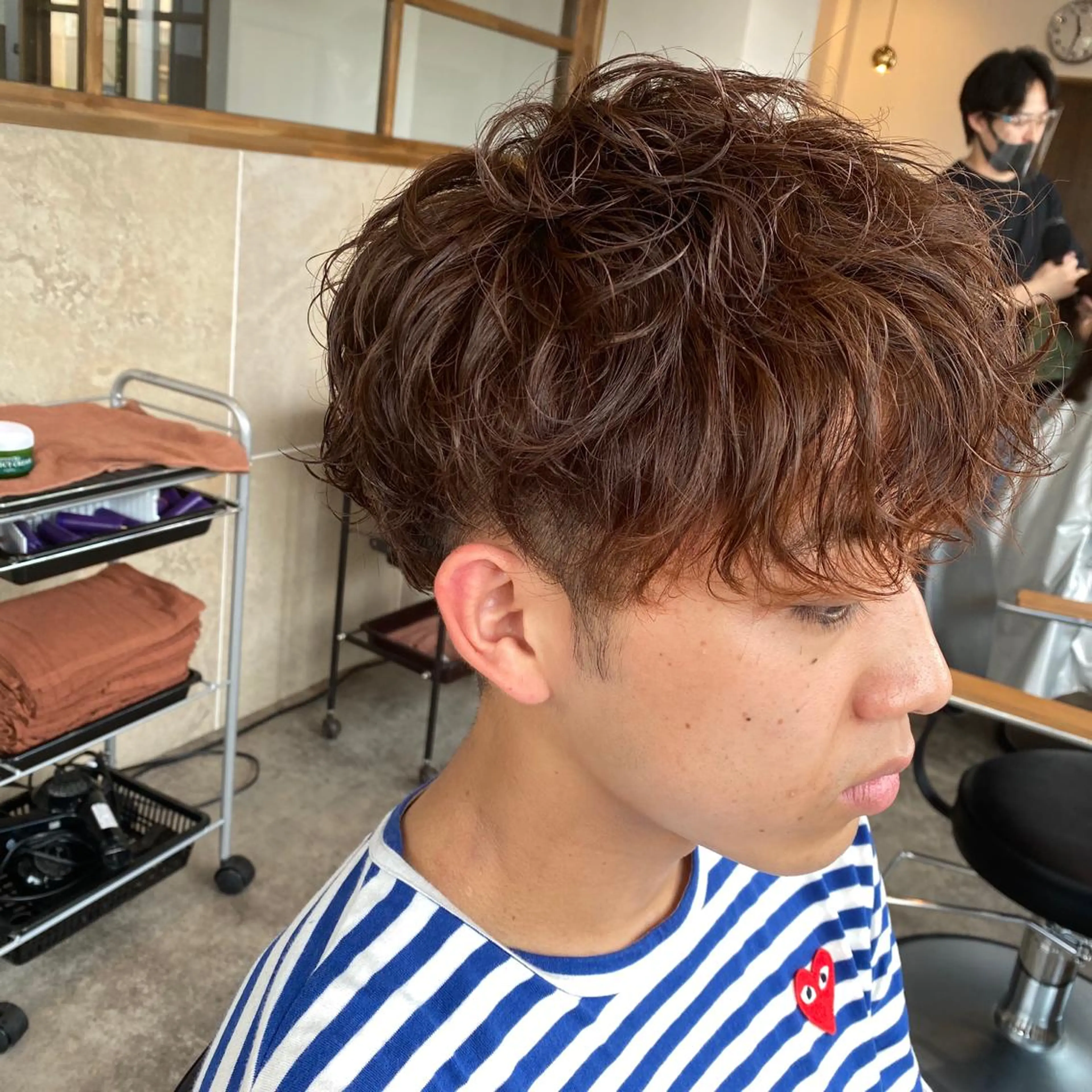 パーマ メンズ 今井 悠菜のヘアスタイル