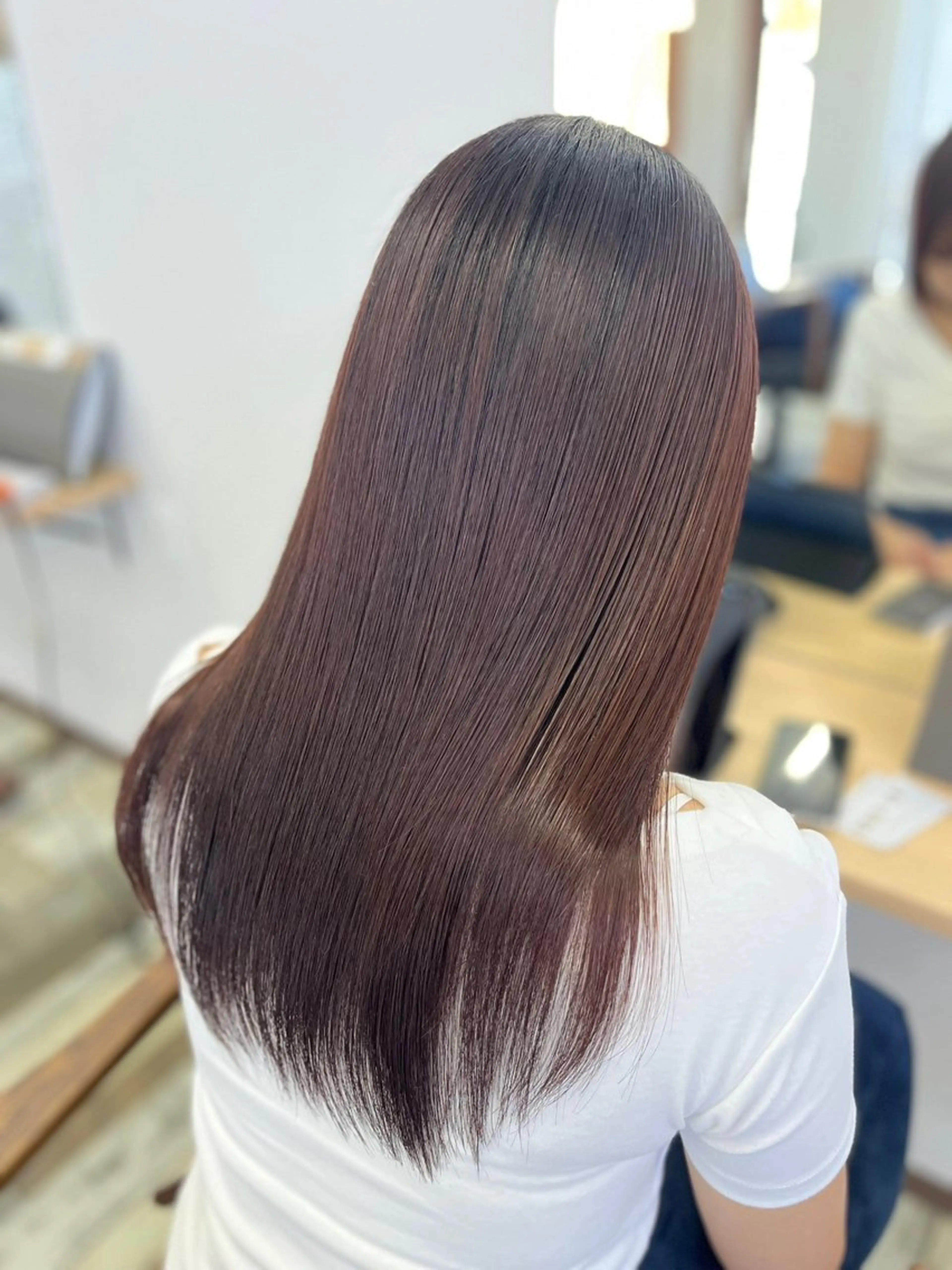 ロング カット ヘアカラー トリートメント ‎🤍小澤 日菜‎🤍のヘアスタイル