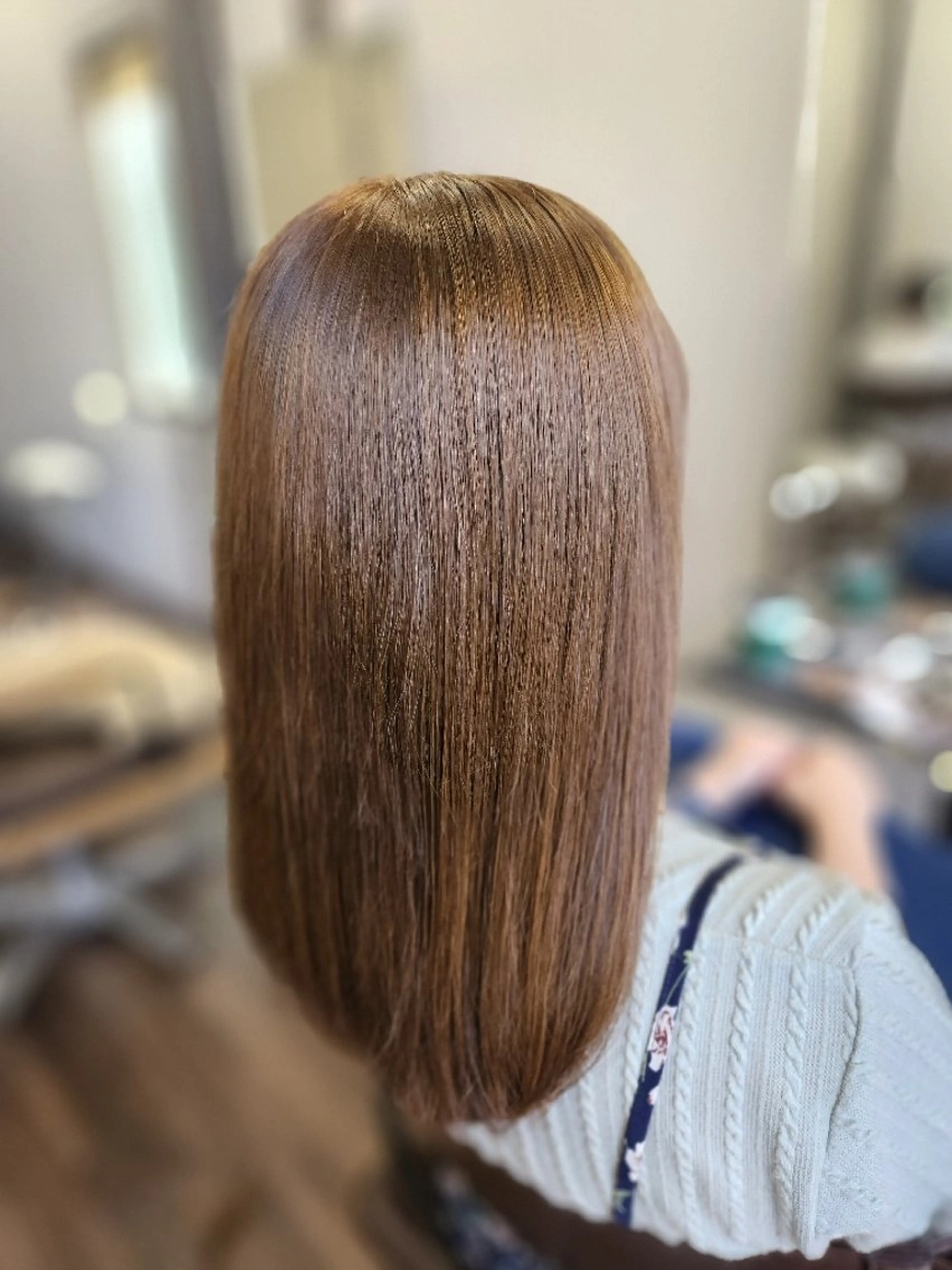 ロング カラー パーマ ベージュカラー トリートメント 酸熱トリートメント ストレートパーマ トリートメント terra✂️川嶋 大輔のヘアスタイル