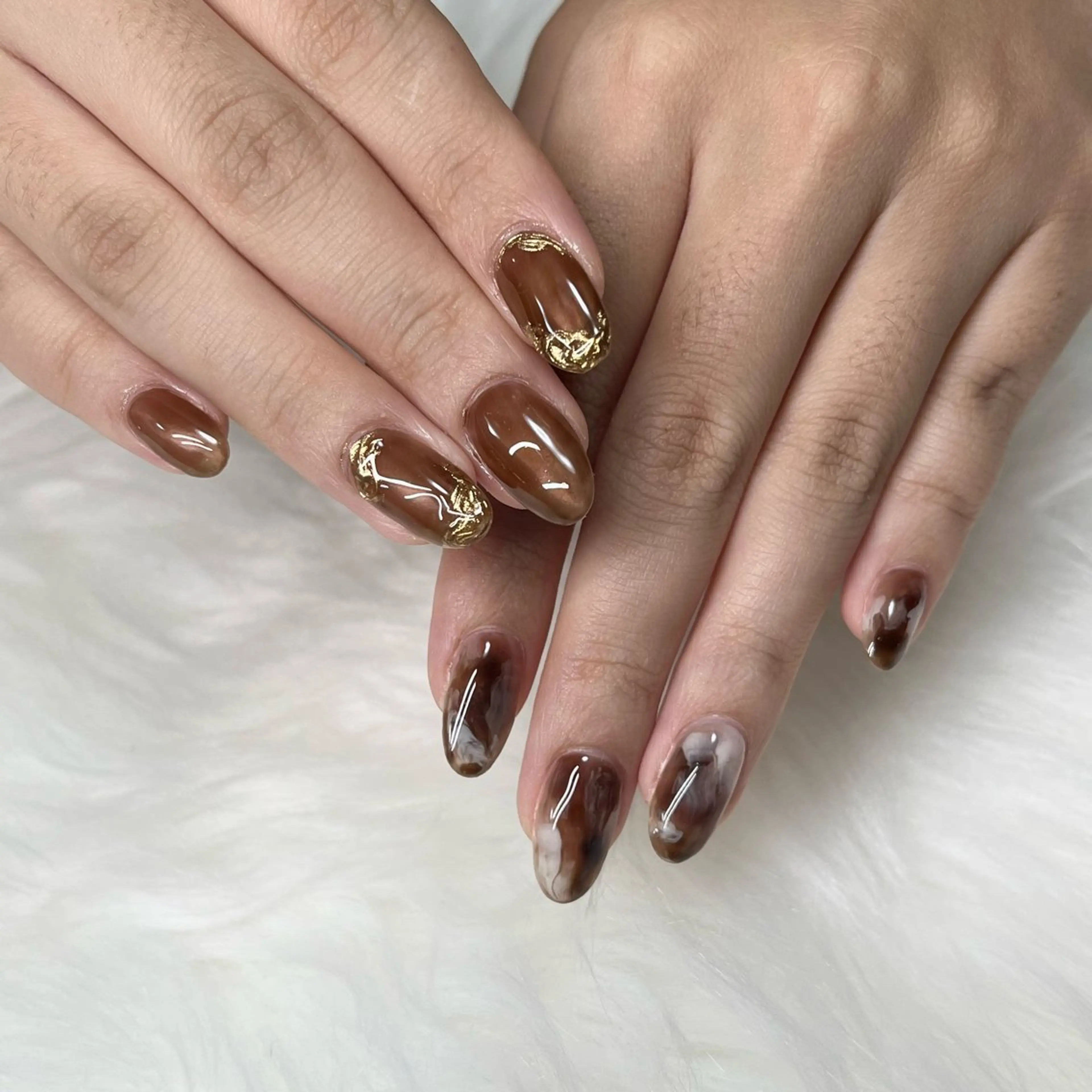 ネイル アートネイル キラキラネイル 韓国ネイル ラメ(グリッター) ロングネイル ハンドネイル 🐕‍🦺Yappy 💗A-tanのネイルデザイン