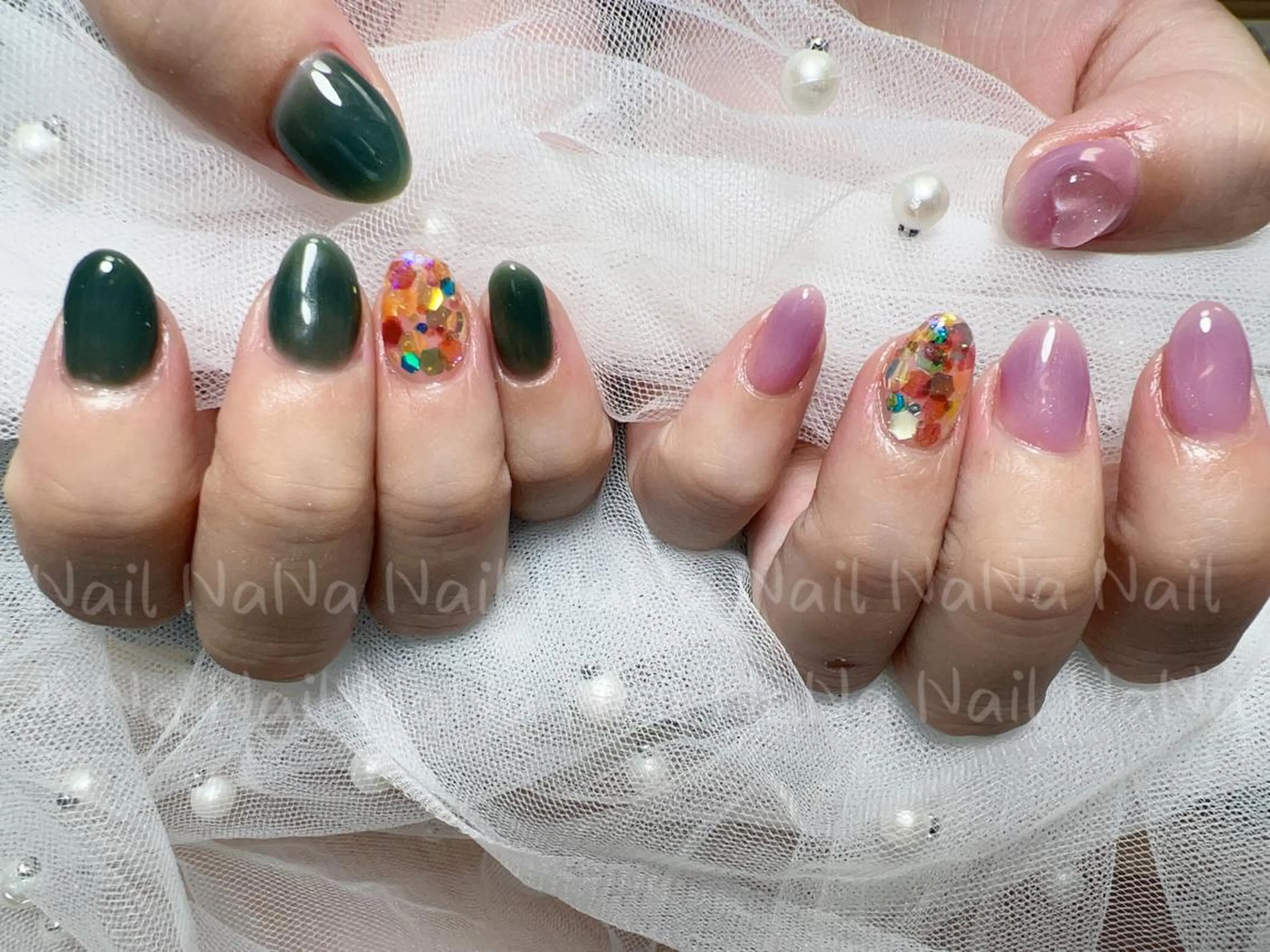 ショート カラー ネイル Nail NaNaのネイルデザイン