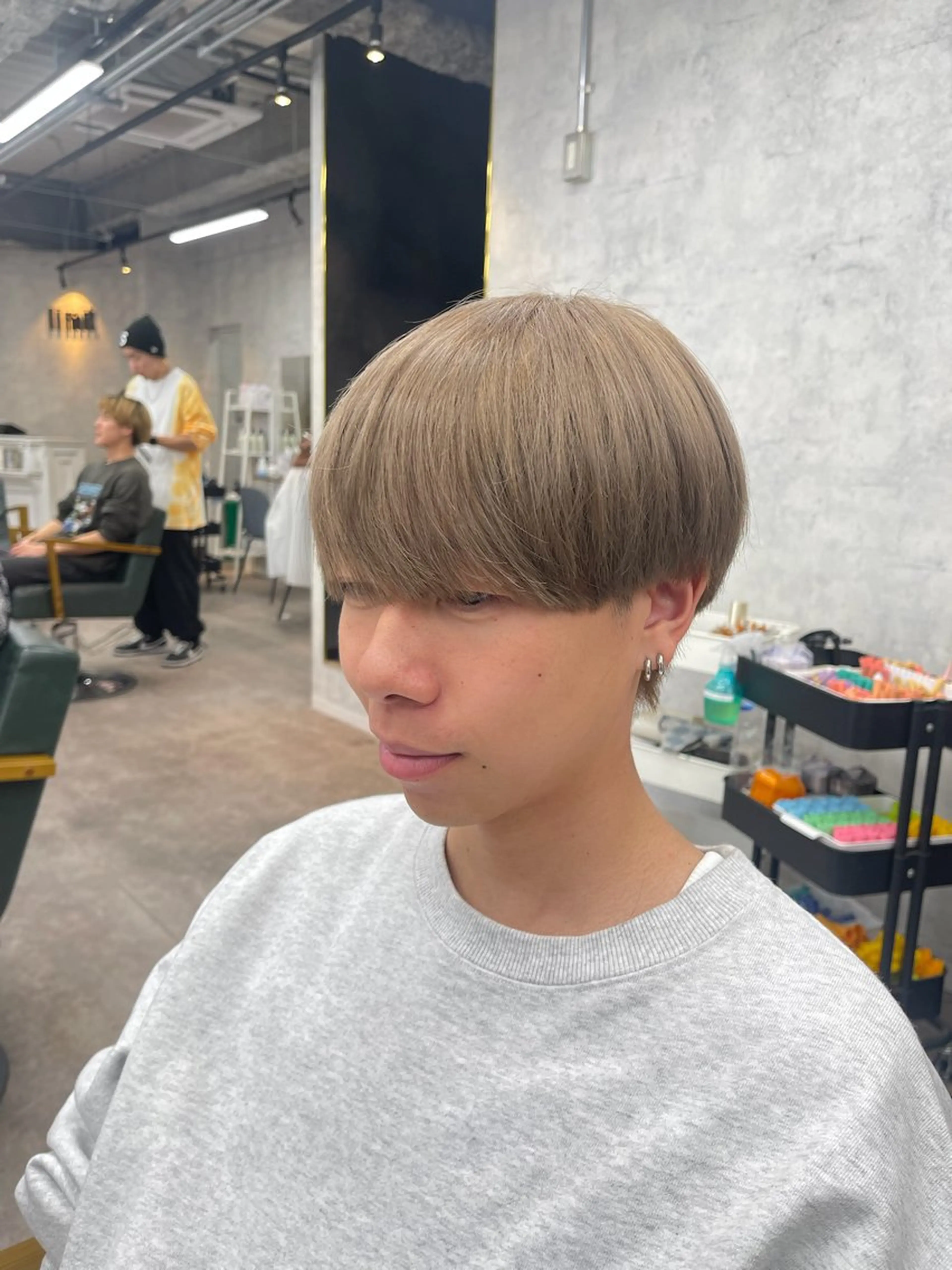 ショート カラー メンズ ヘアカラー ✨メンズ支持率no1 野上✨のヘアスタイル