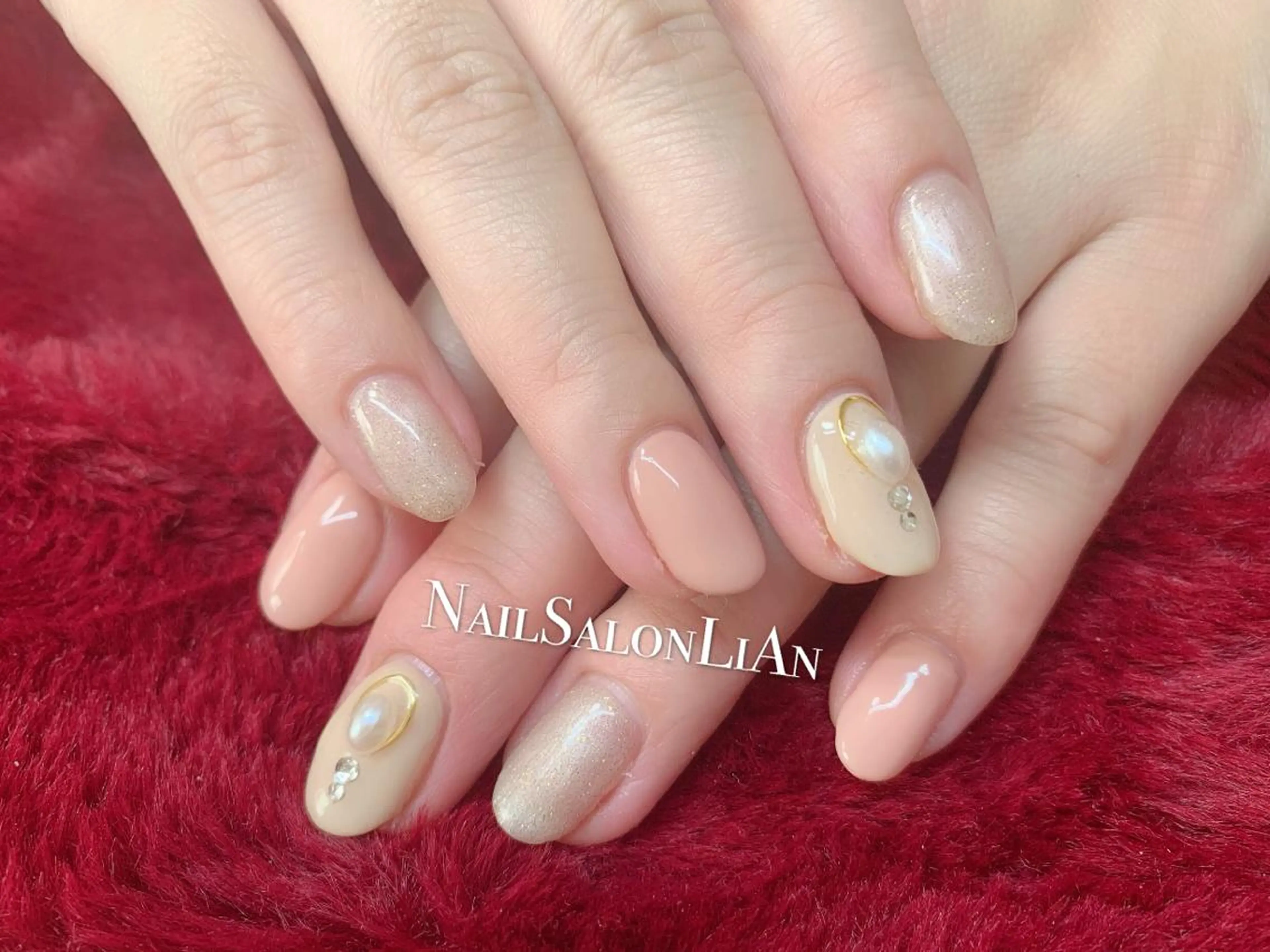 ネイル 持ち込み ハンドネイル NailSalon LiAnのネイルデザイン