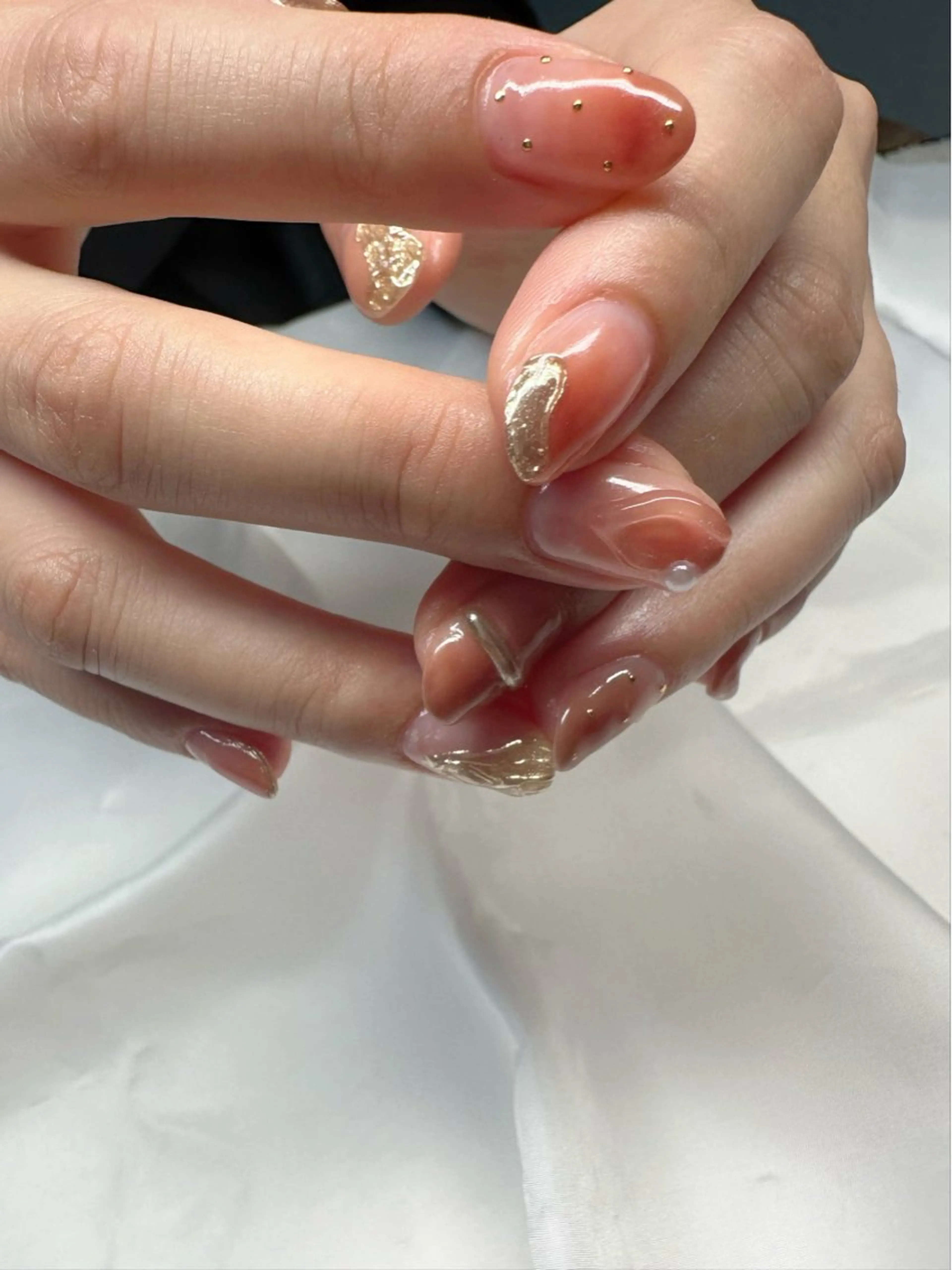 ネイル クリアネイル 氷ネイル・うるうるネイル 韓国ネイル ミラーネイル ニュアンスネイル 🪞KAPE NAIL 🪞のネイルデザイン