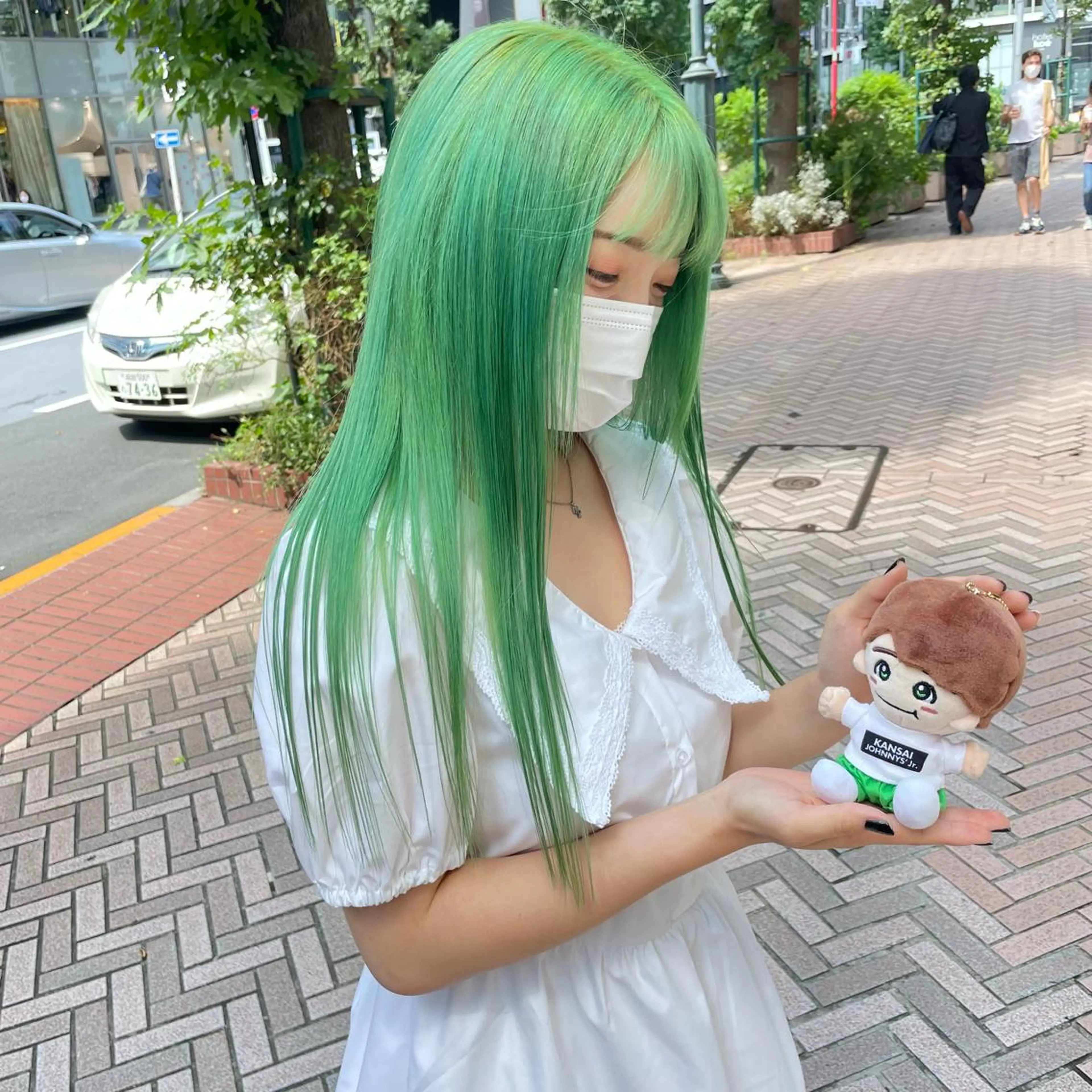 ロング カラー ゆう🫧 透明感/ハイトーンのヘアスタイル