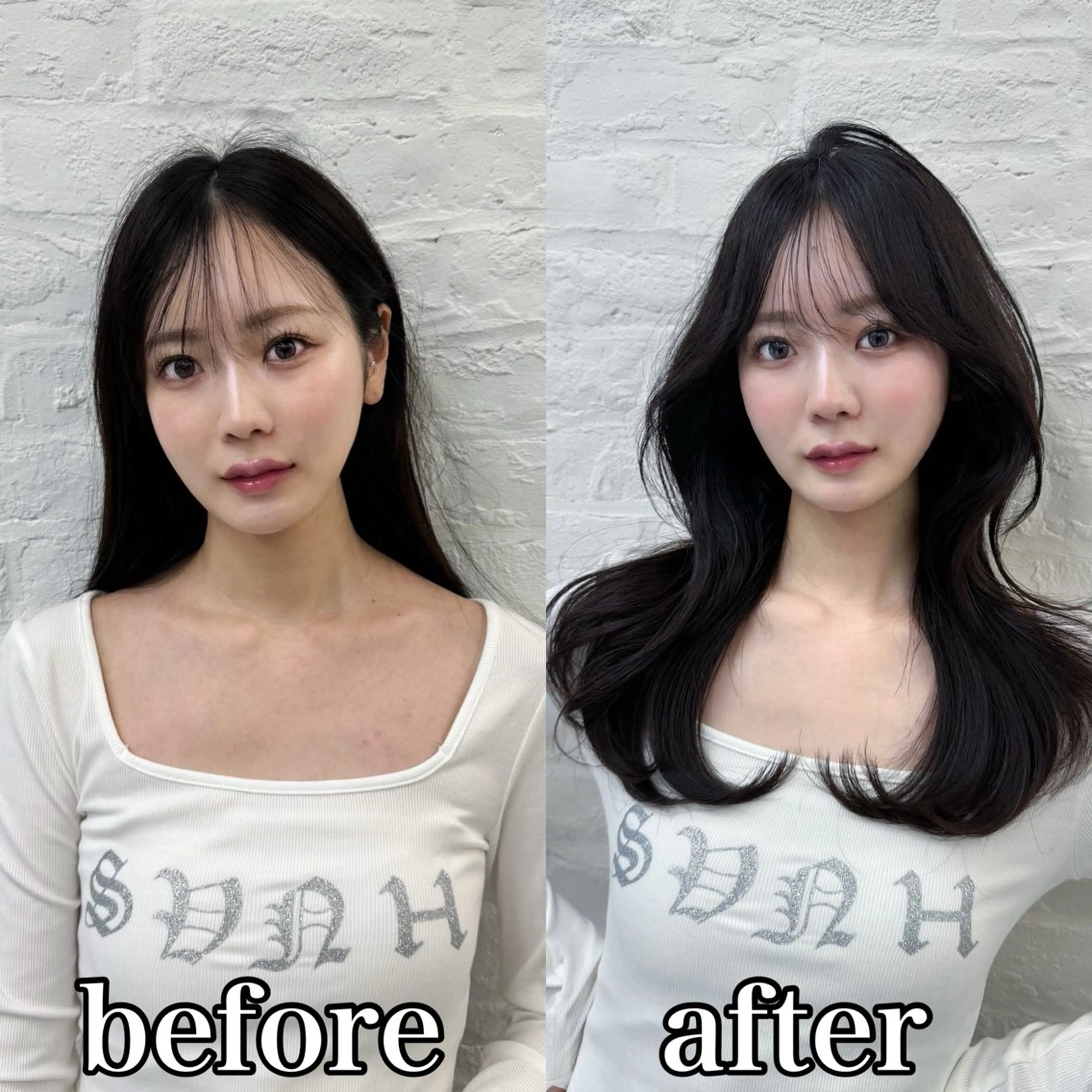 セミロング 映える顔まわり/前髪 特化 💗 ユキマのヘアスタイル