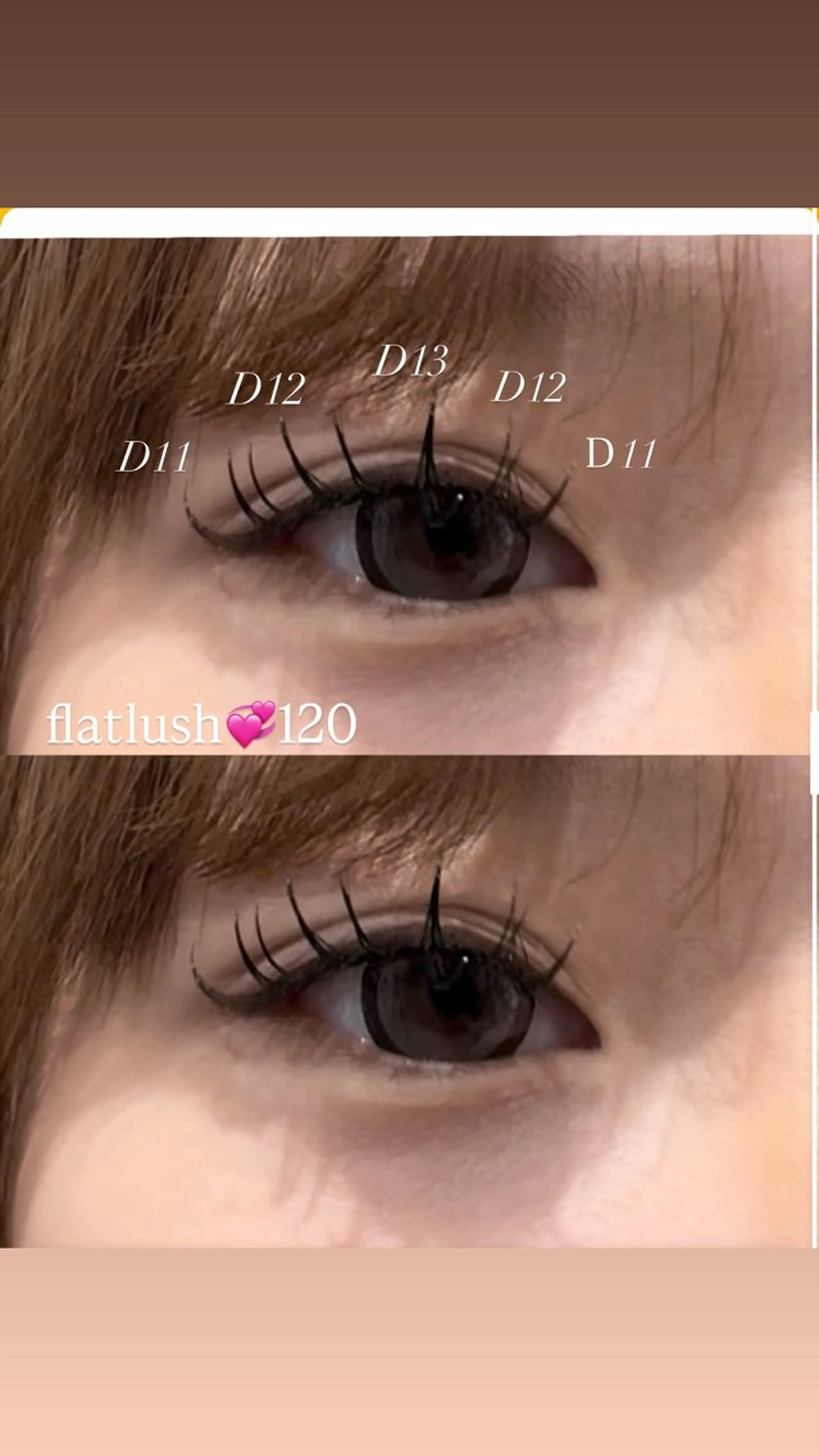 マツエク・マツパ 渡部 かおりのマツエク・マツパデザイン