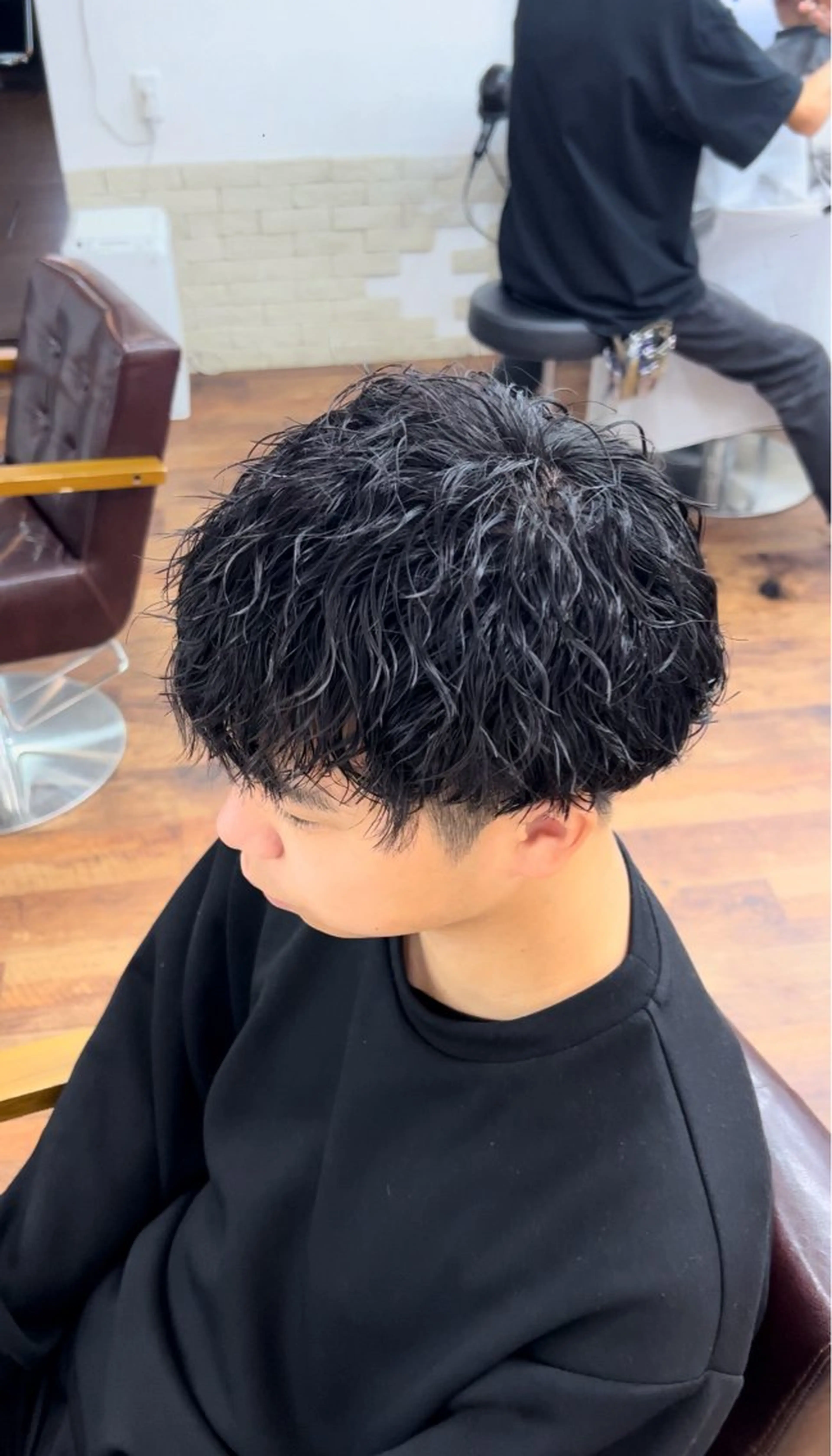 パーマ メンズ マッシュ メンズパーマ ツイストスパイラルパーマ スパイラルパーマ Rikito /メンズパーマのヘアスタイル