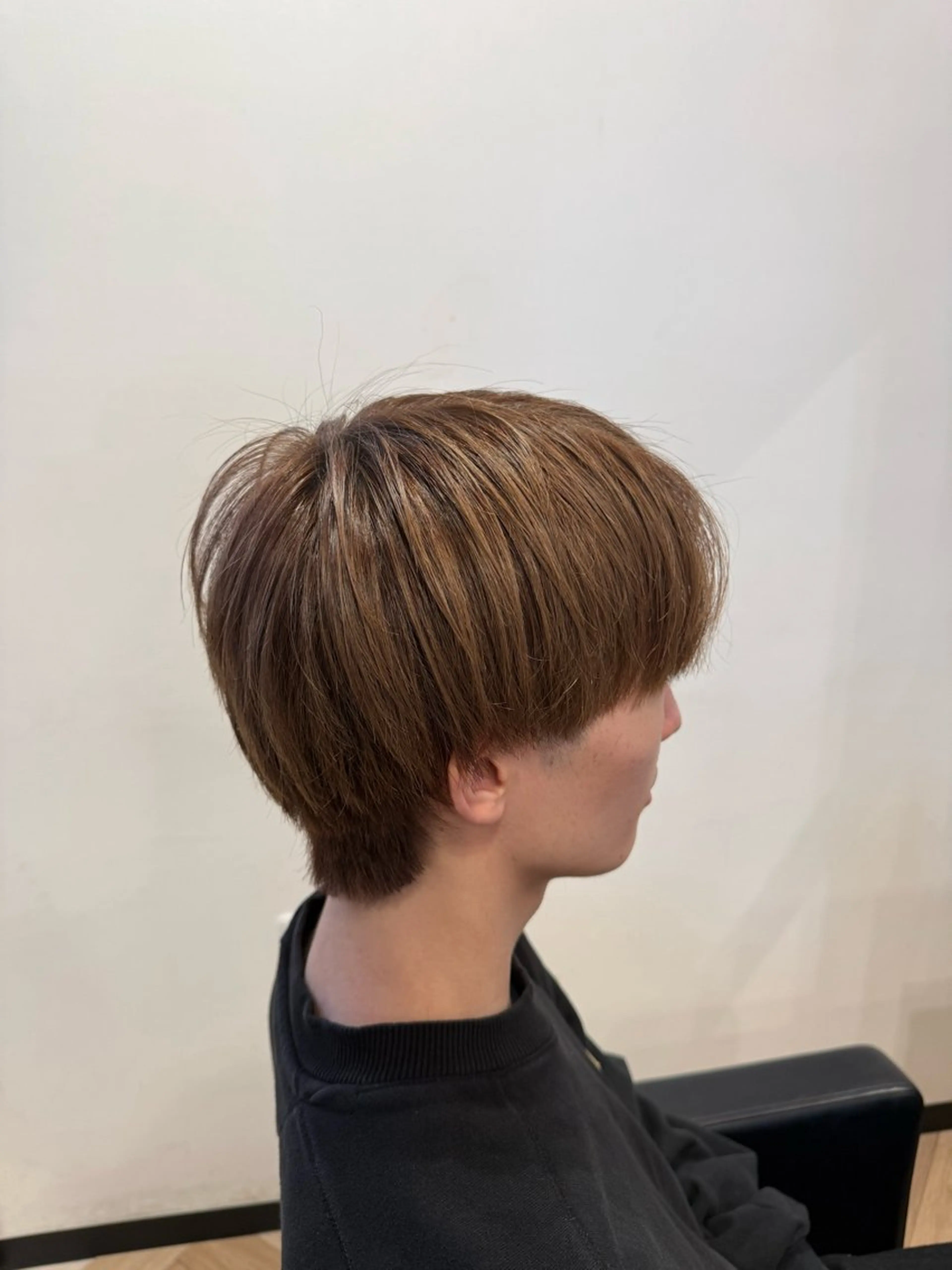 カラー メンズ ブラウンカラー ナチュラルブラウン ヘアカラー ARISE所属・✨長岡/艶/パーマ /剣持快吏✨のヘアスタイル