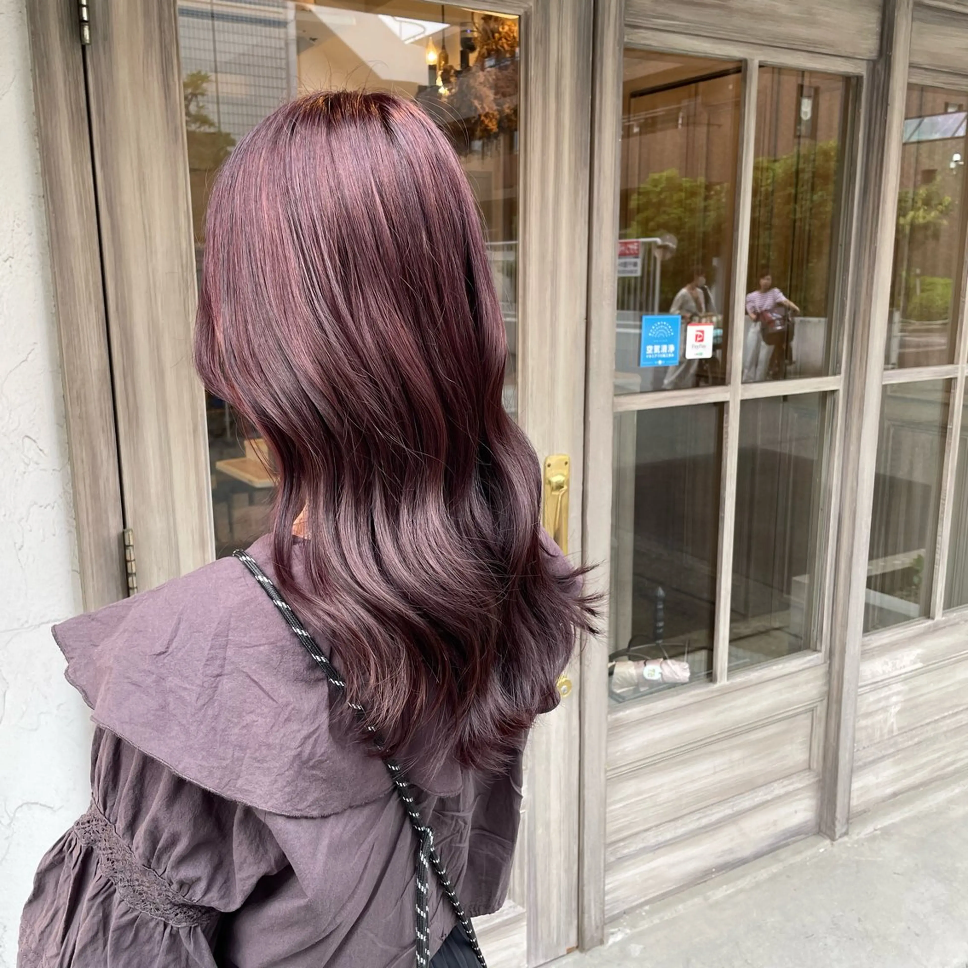 ロング カラー ダブルカラー イルミナカラー 【脱白髪染め】【髪質 改善】仲井槙一のヘアスタイル