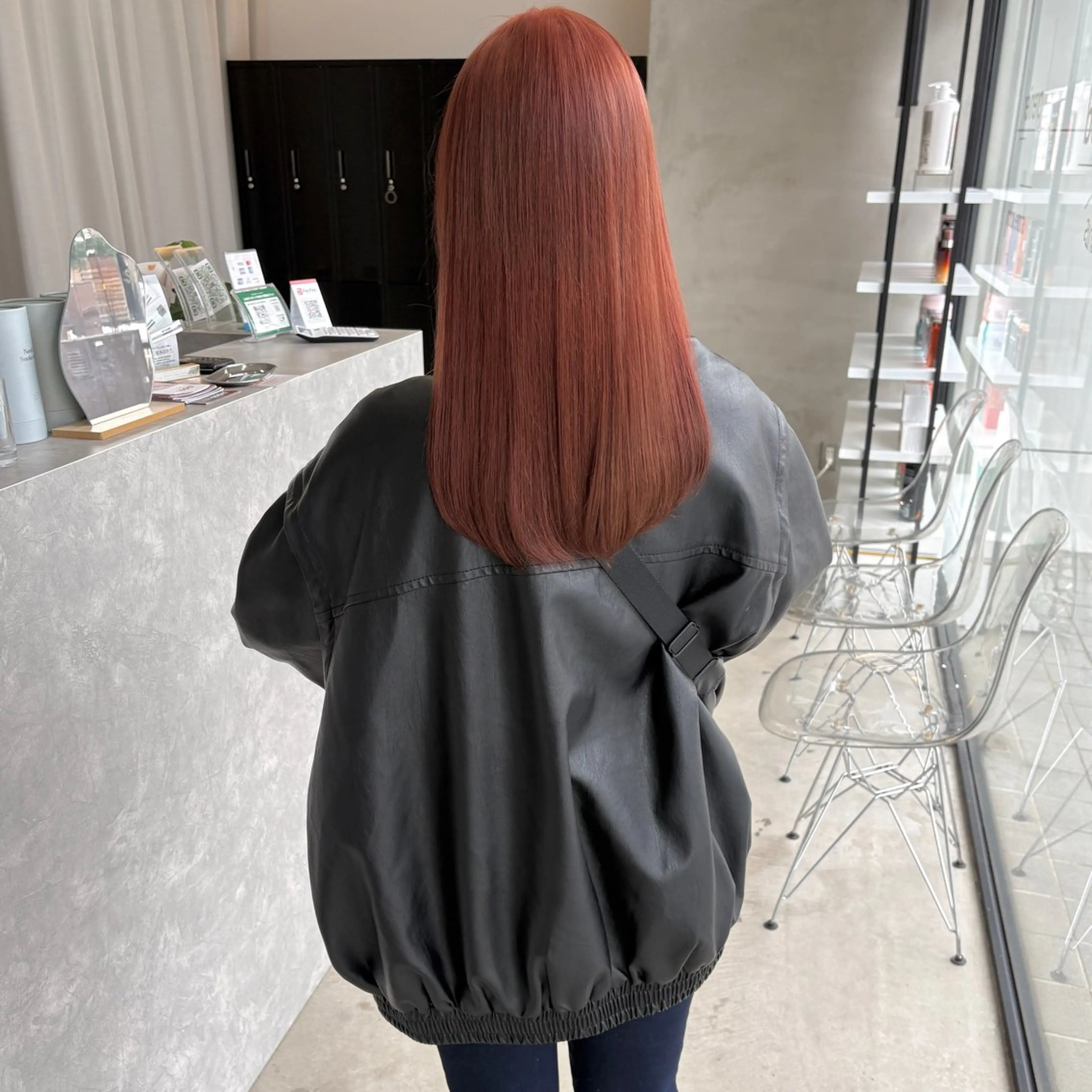 ミディアム カラー ヘアカラー はちすか るかのヘアスタイル