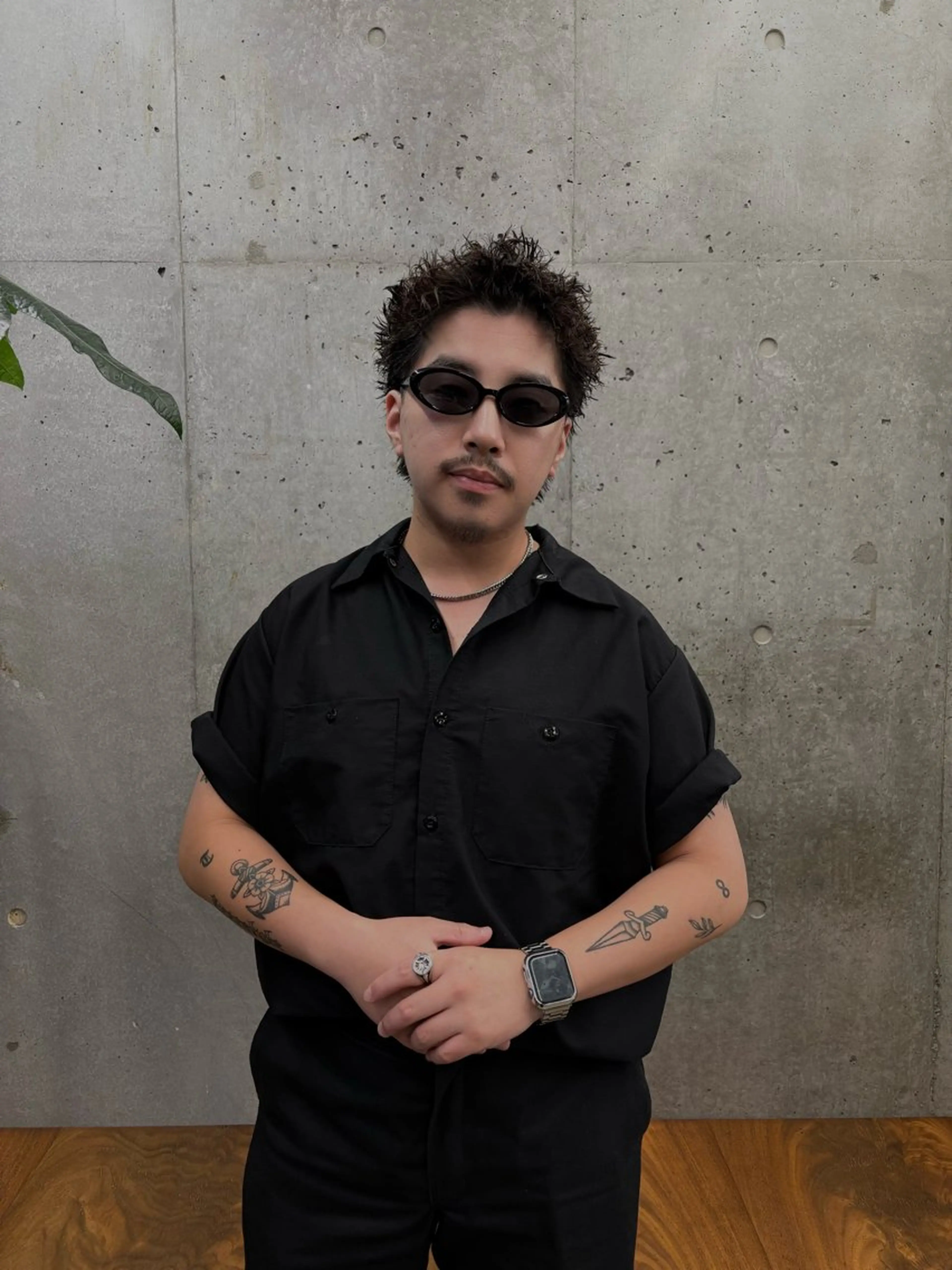 パーマ メンズ カット パーマ メンズショート/ 海外ブロンド/ｿｳﾀのヘアスタイル