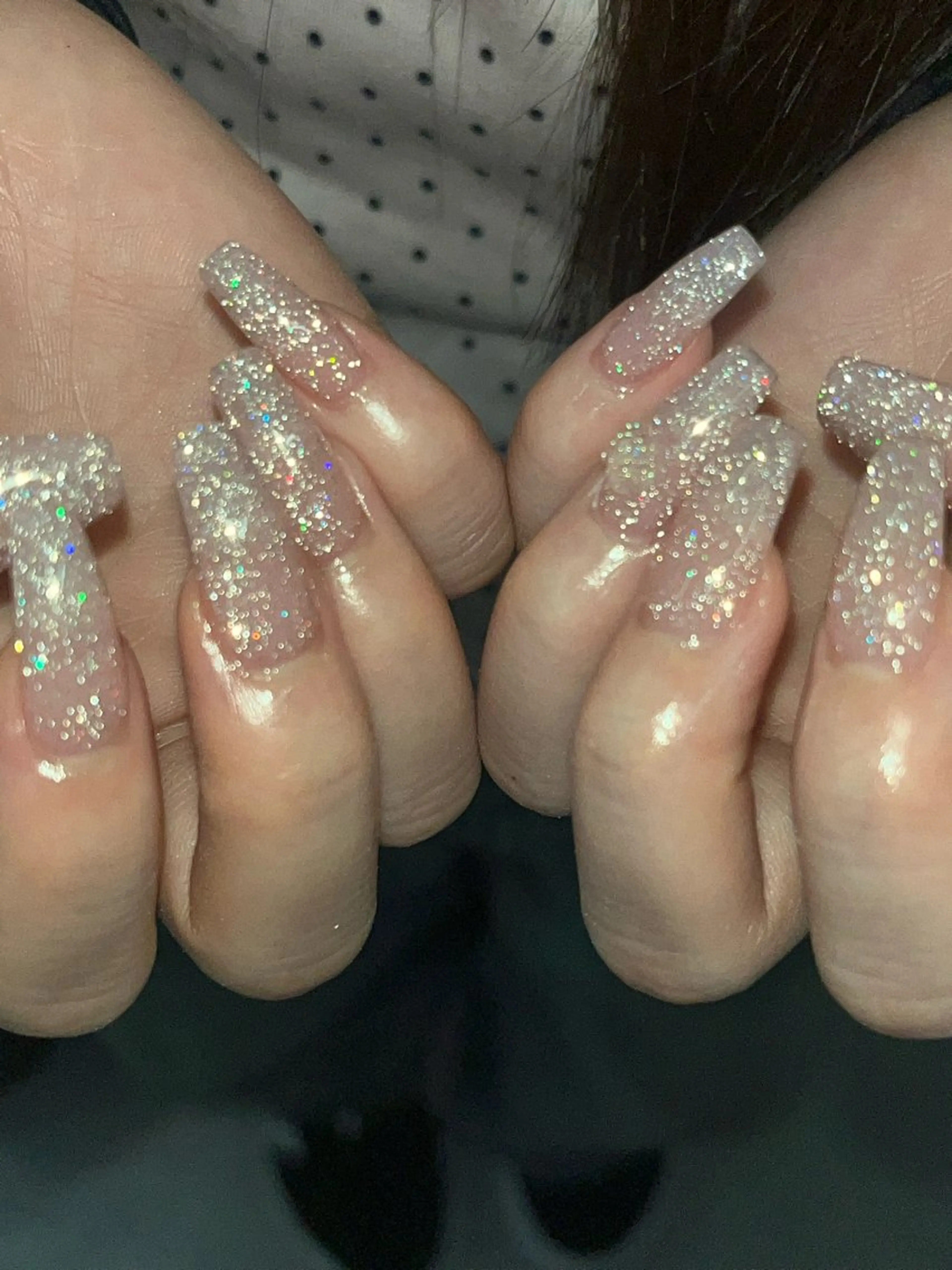 ネイル フラッシュネイル キラキラネイル ラメ(グリッター) ハンドネイル schon 🎀saraのネイルデザイン