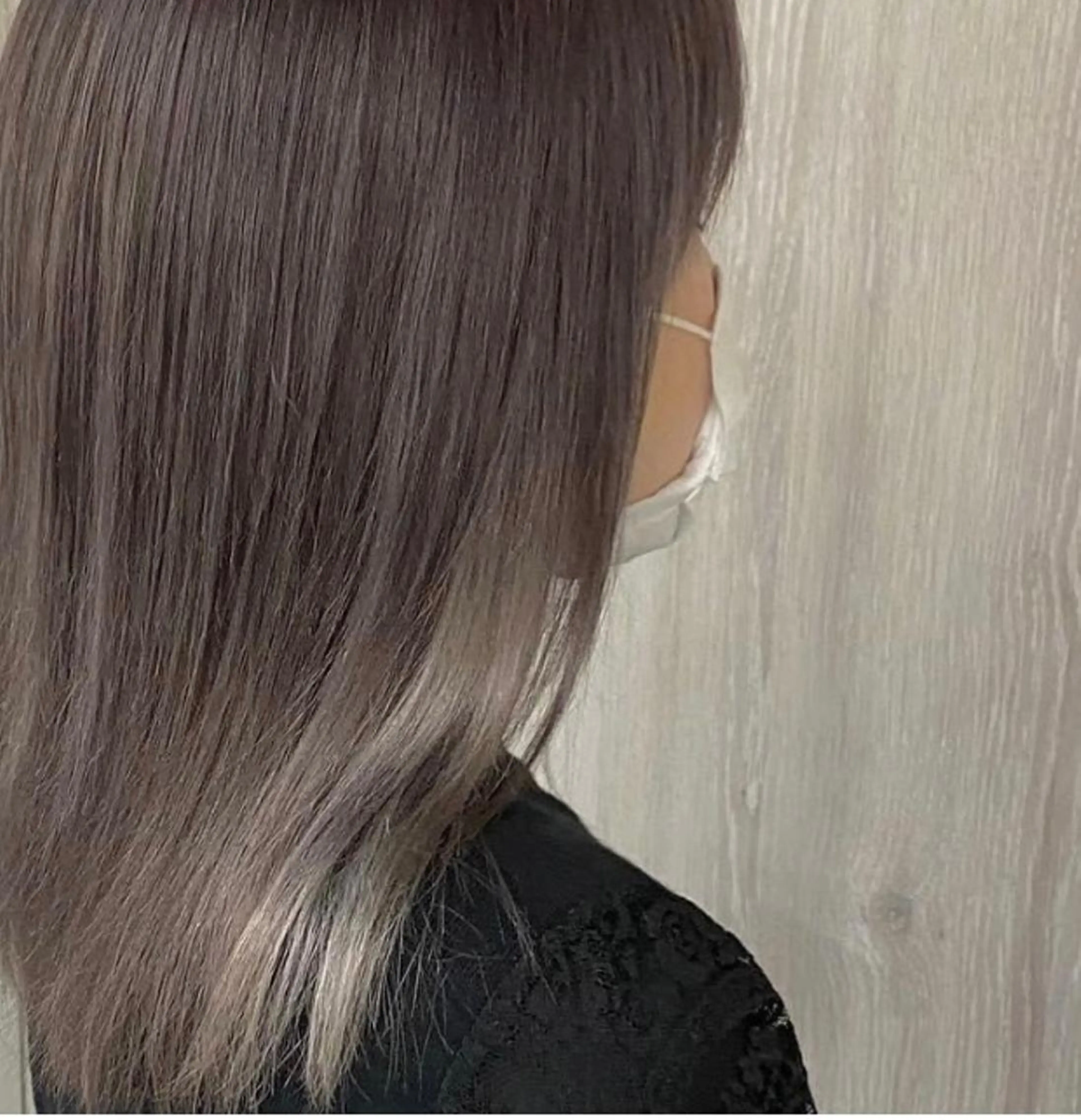 セミロング カラー ヘアカラー 唐澤 千尋のヘアスタイル