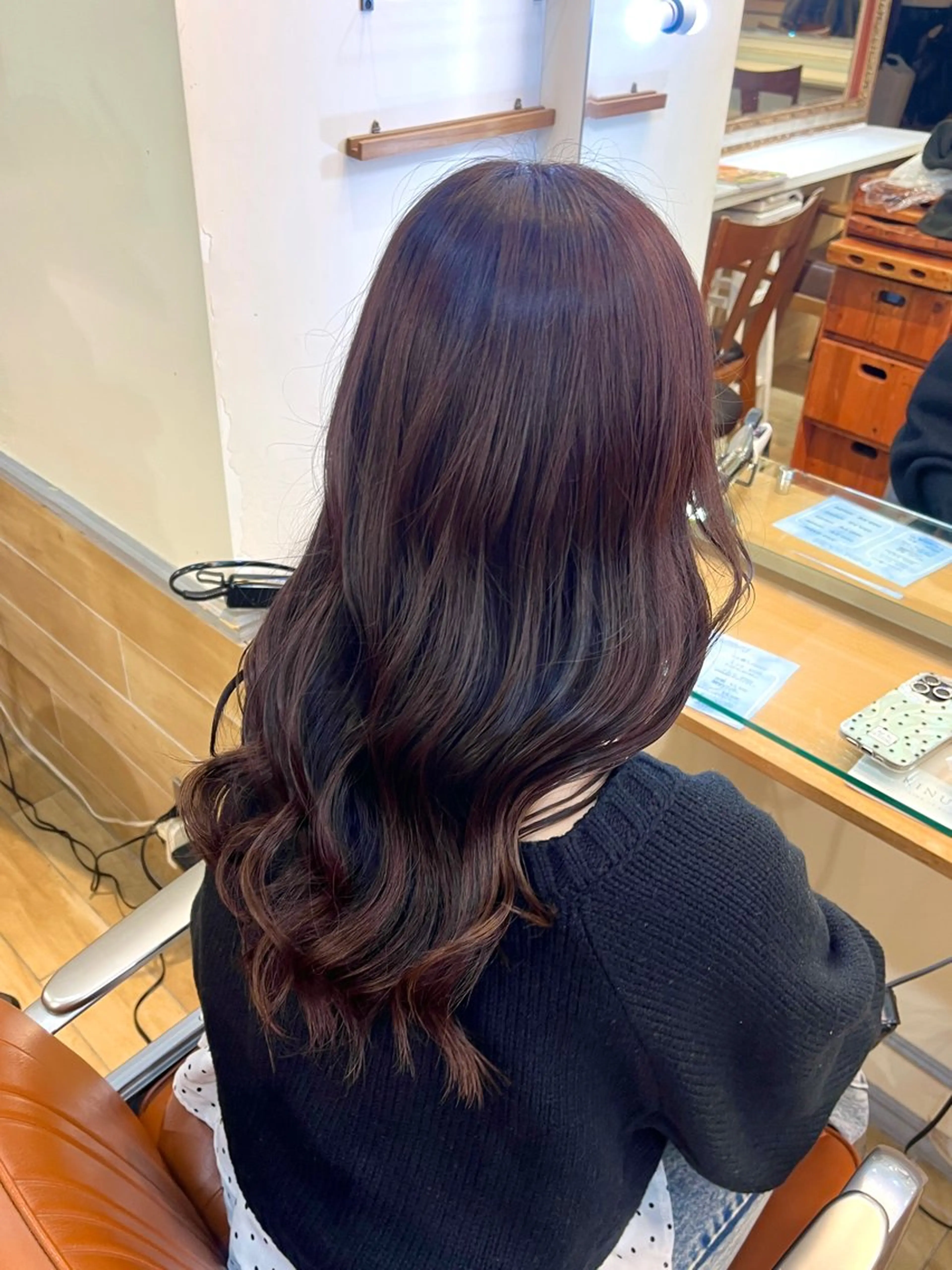 ロング カラー ブラウンカラー ピンクカラー ピンクブラウン メンズパーマ/ 横浜/佐藤桃香 🦥のヘアスタイル