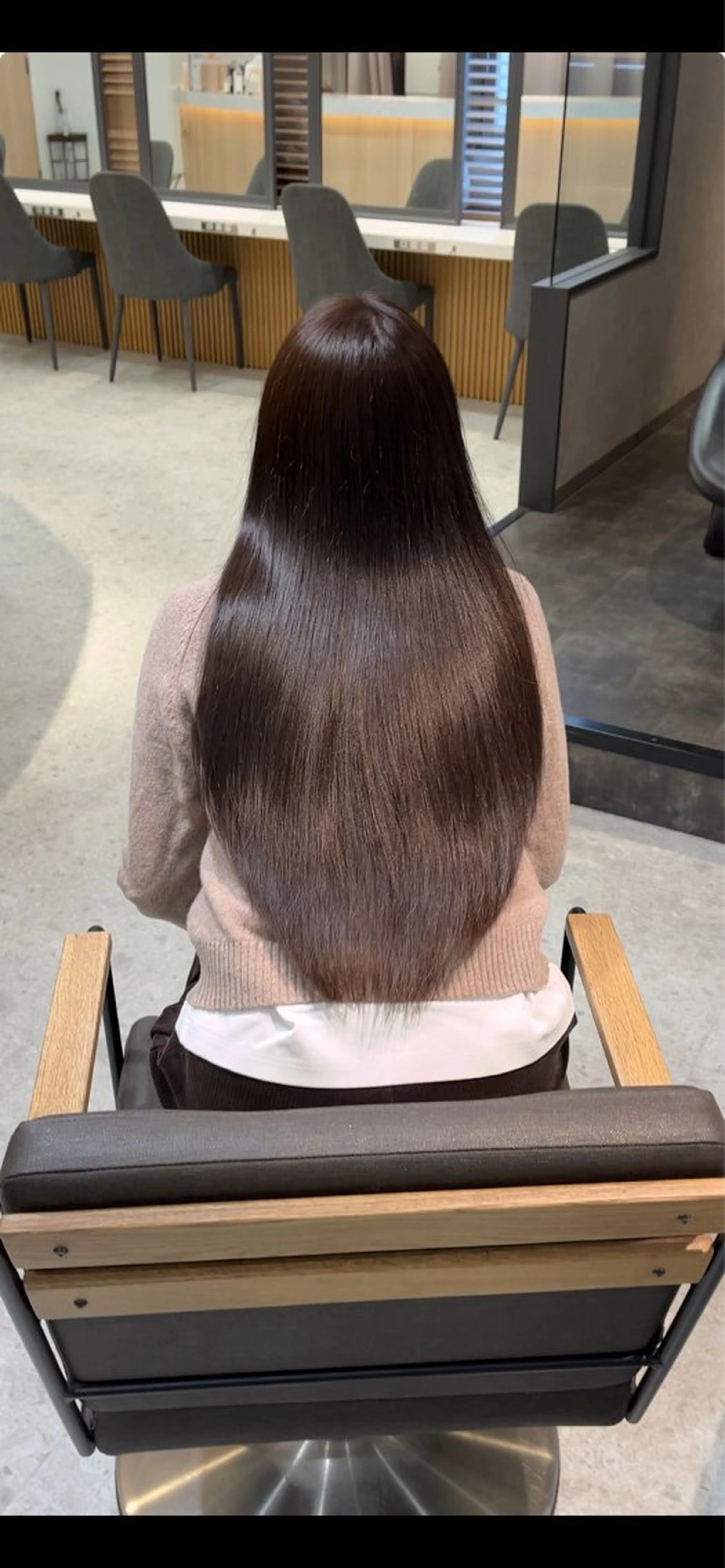 カット 縮毛矯正 トリートメント けいし🐬ボブ 美髪縮毛矯正のヘアスタイル