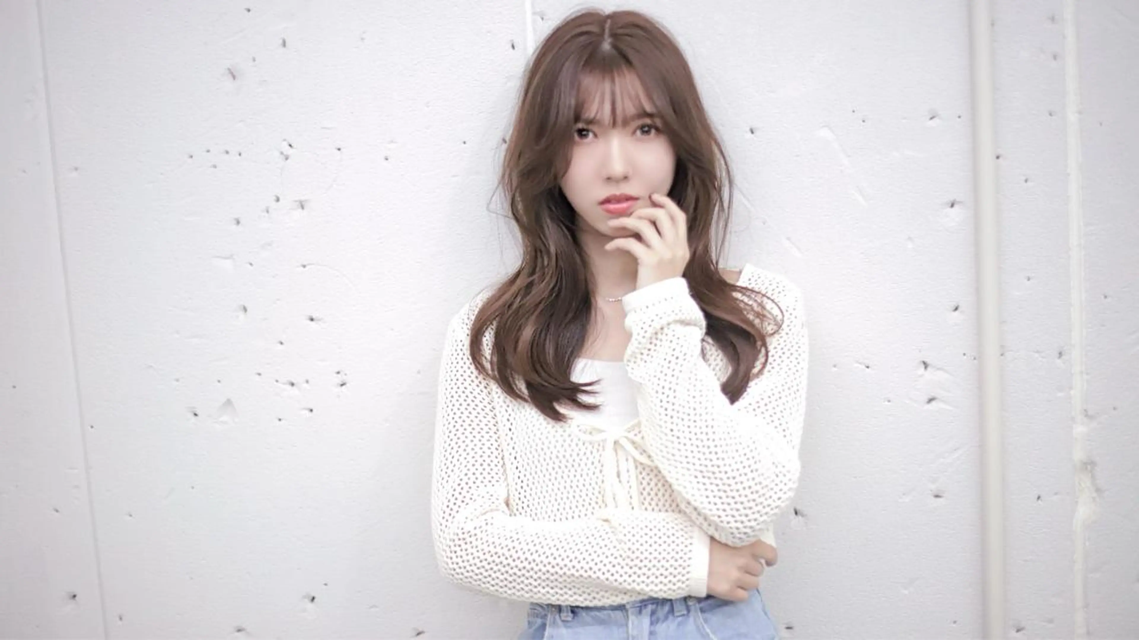 セミロング カラー 韓国風ヘア 盛れる顔周りカット ♥️韓国ヘア"ちぇるのヘアスタイル