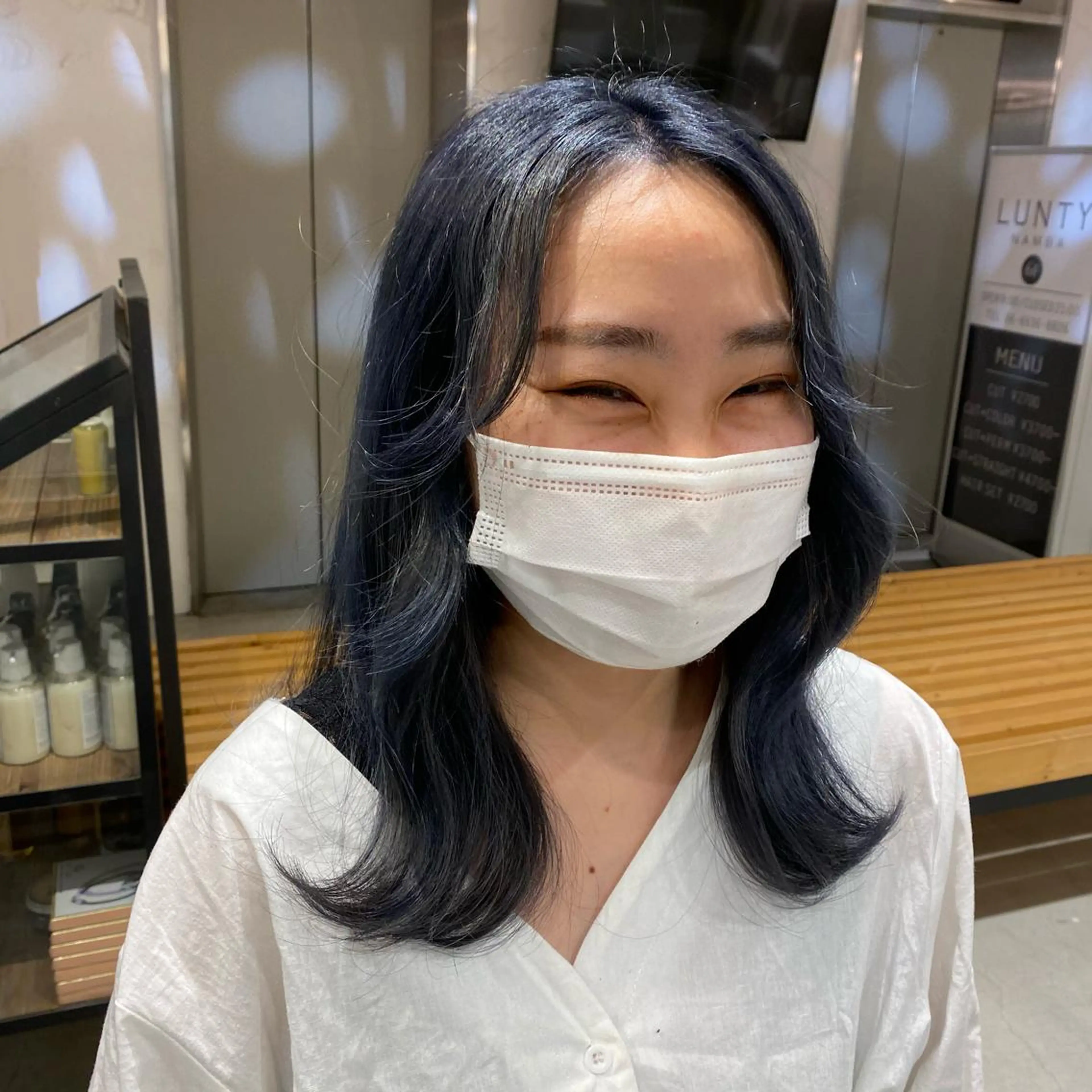 ミディアム カラー MOE🐈‍⬛🎀 エクステ/ワンホンのヘアスタイル