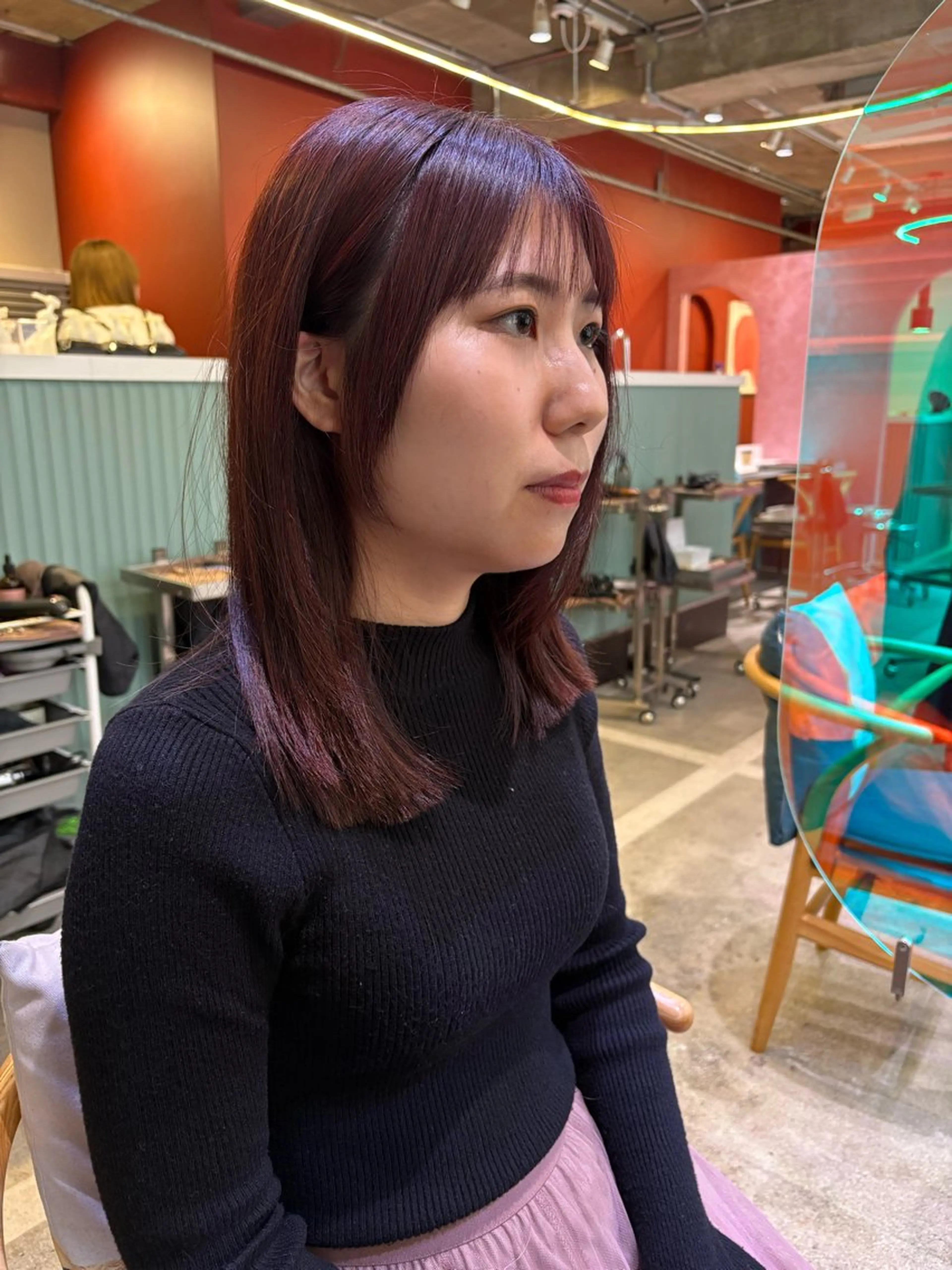 ロング ヘアカラー 縮毛矯正 レイヤーカット ✨️奥田良太✨️のヘアスタイル