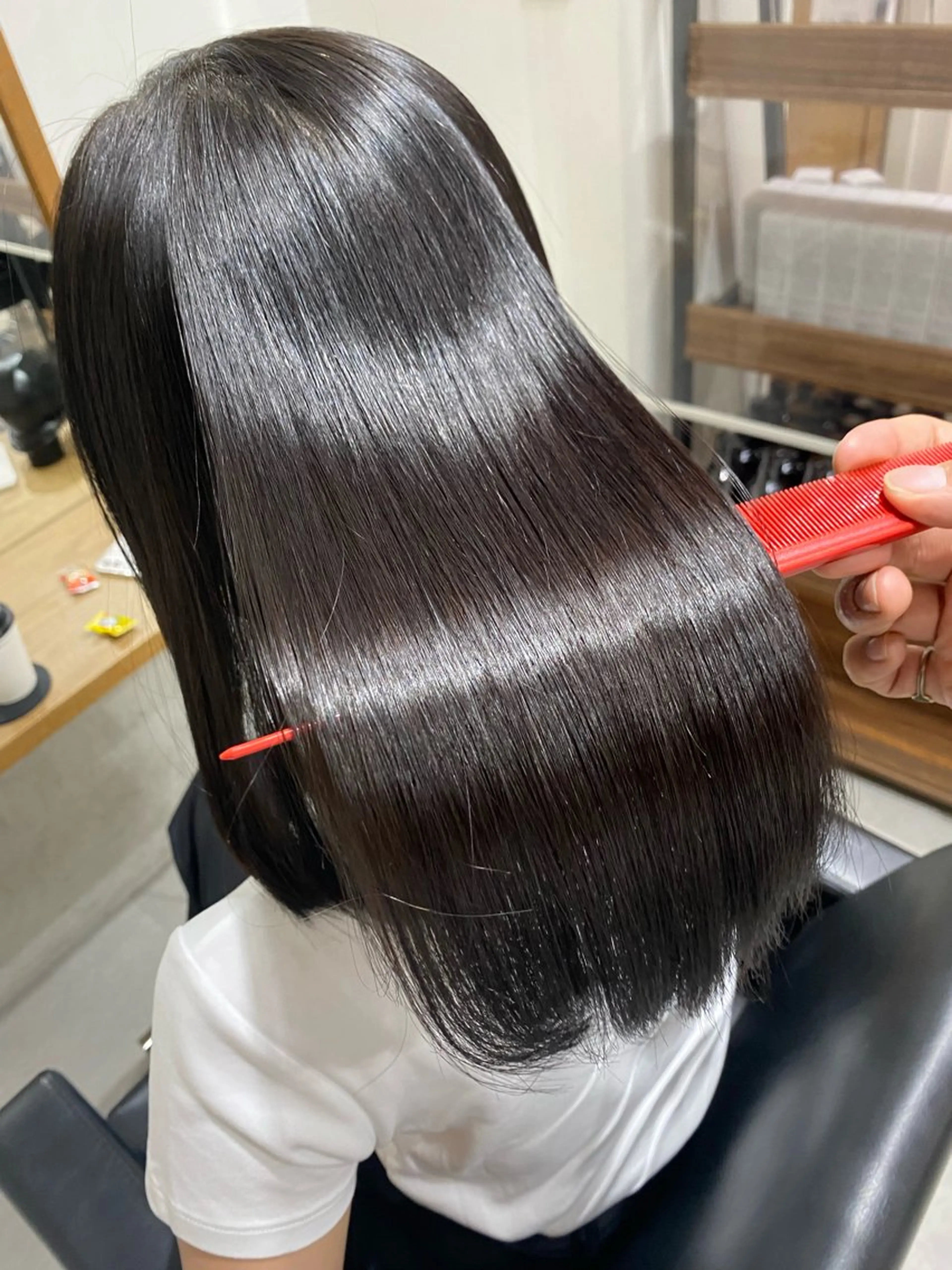 🩵【minimo限定】カット+酸性ストレート+トリートメント🩵の写真