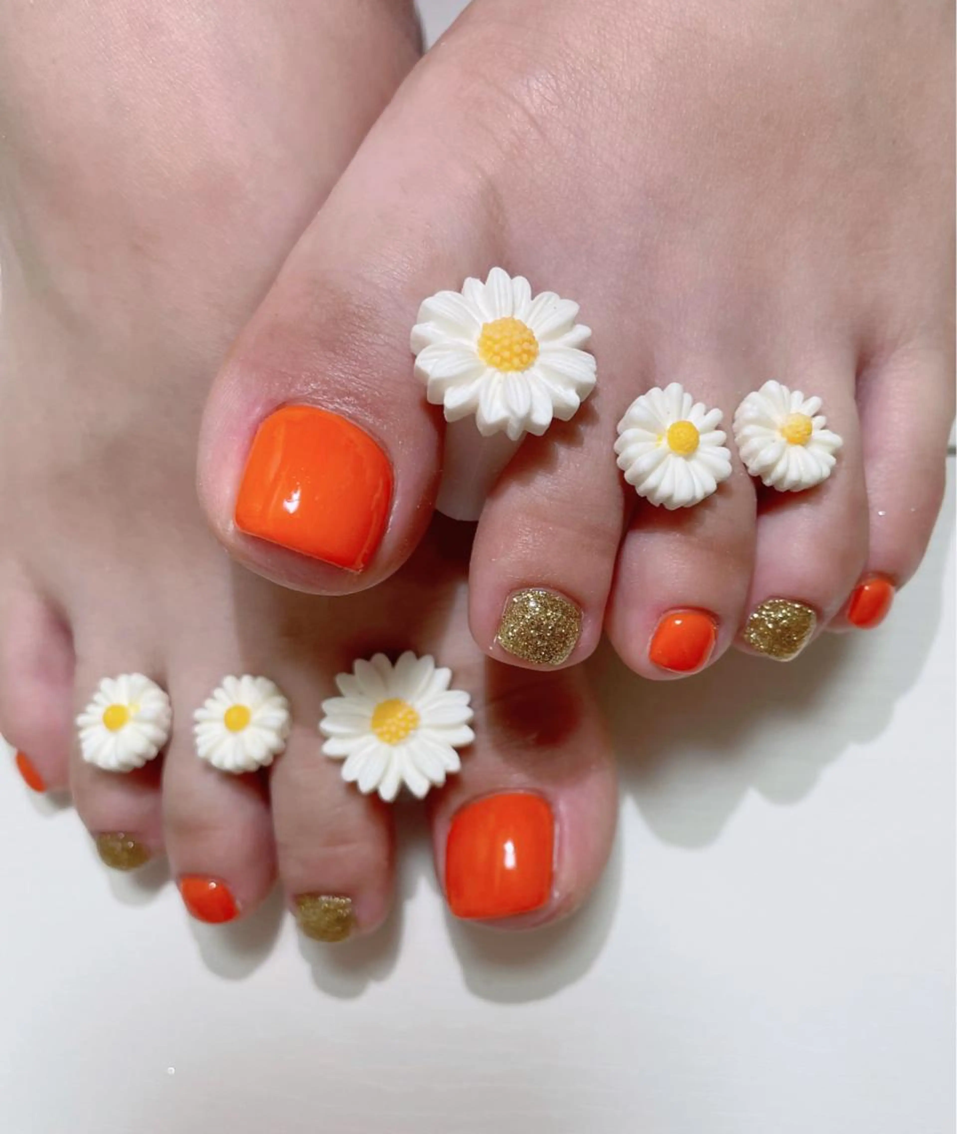 ❤️Footワンカラー•ラメ❤️オフなし🎀の写真