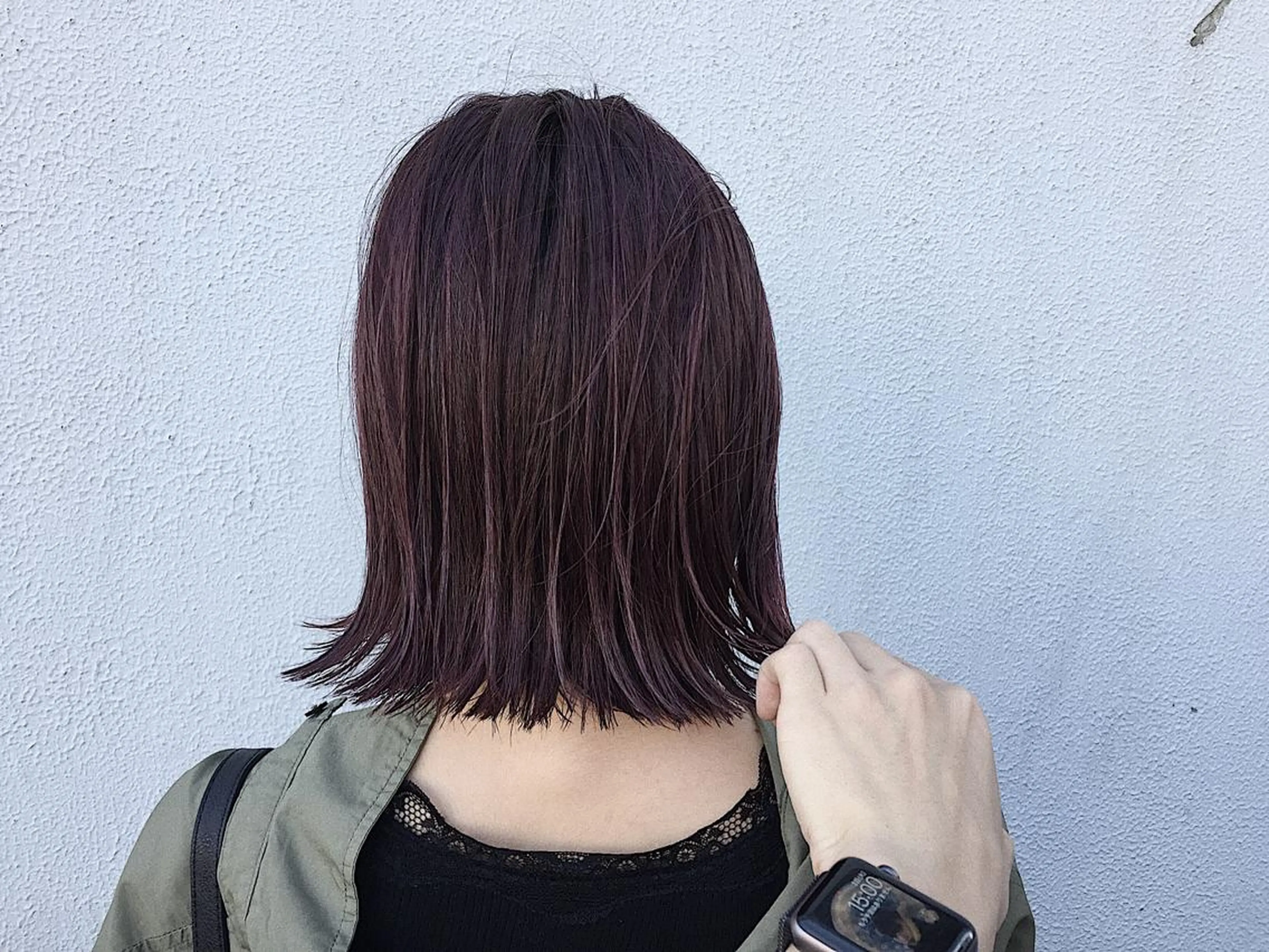 ミディアム カラー ピンクカラー バイオレットカラー バイオレットピンク ハイトーン/レイヤー /ウルフ⭐️永田⭐️のヘアスタイル