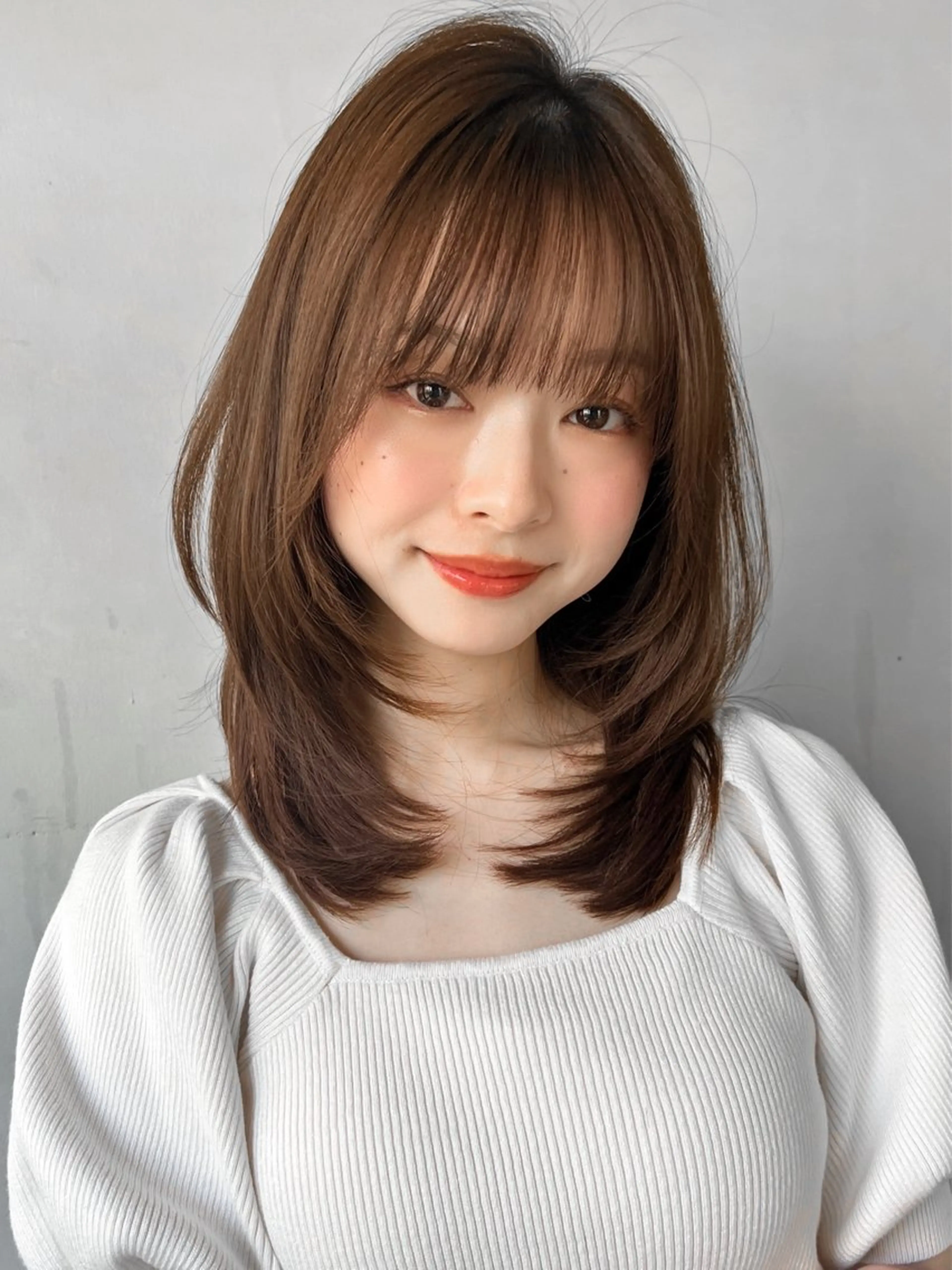 セミロング Agnos 青山/ saya🌼のヘアスタイル