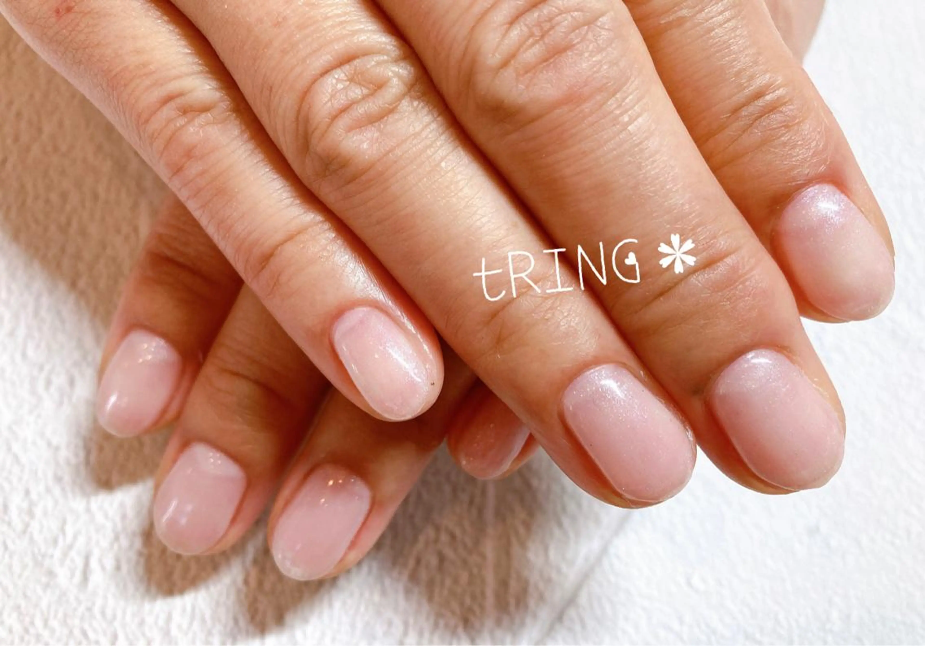 ネイル ハンドネイル tRING＊ しいの木台のネイルデザイン