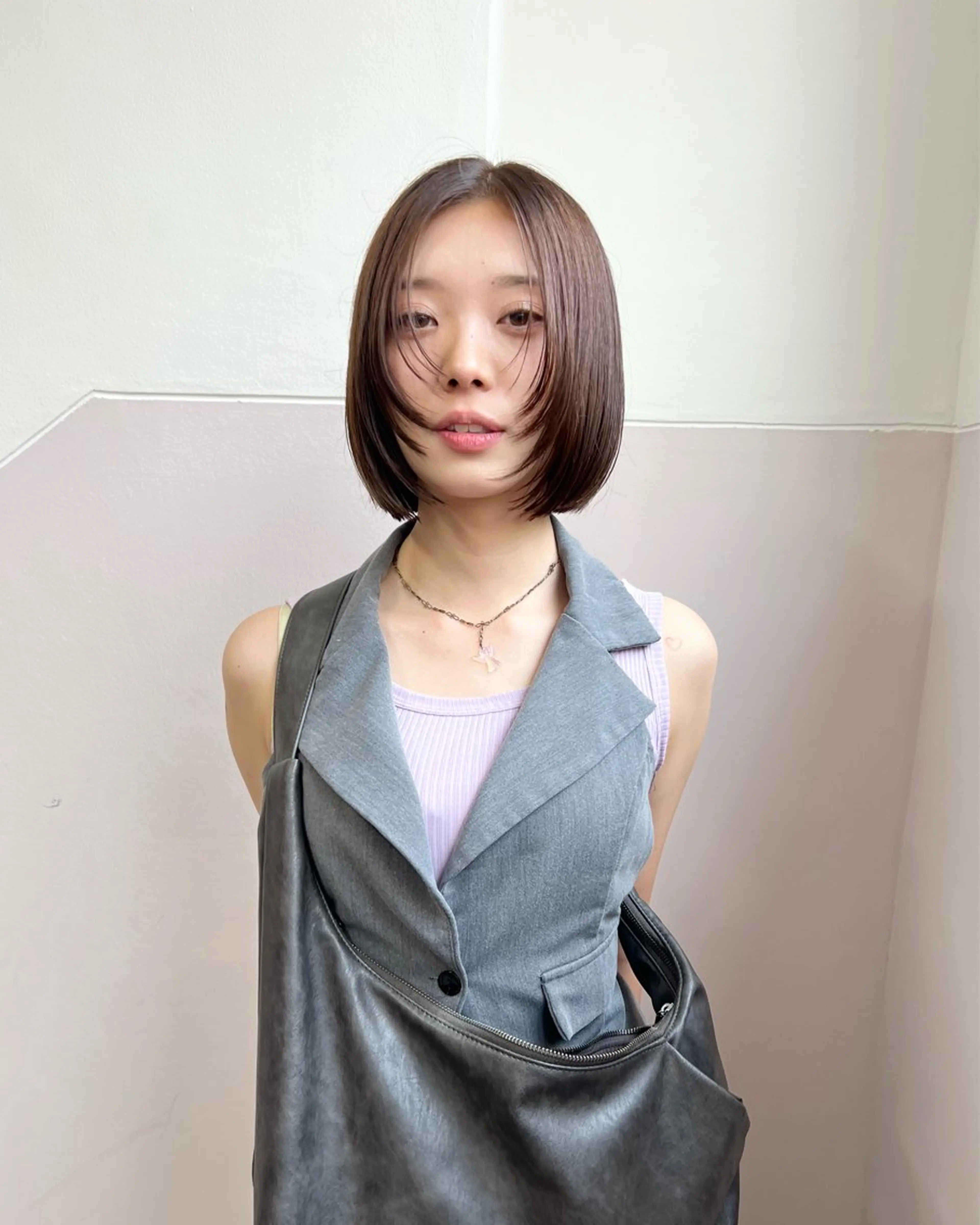 ショート カラー カット トリートメント 樫原裕二/レイヤー カット/透明感カラーのヘアスタイル