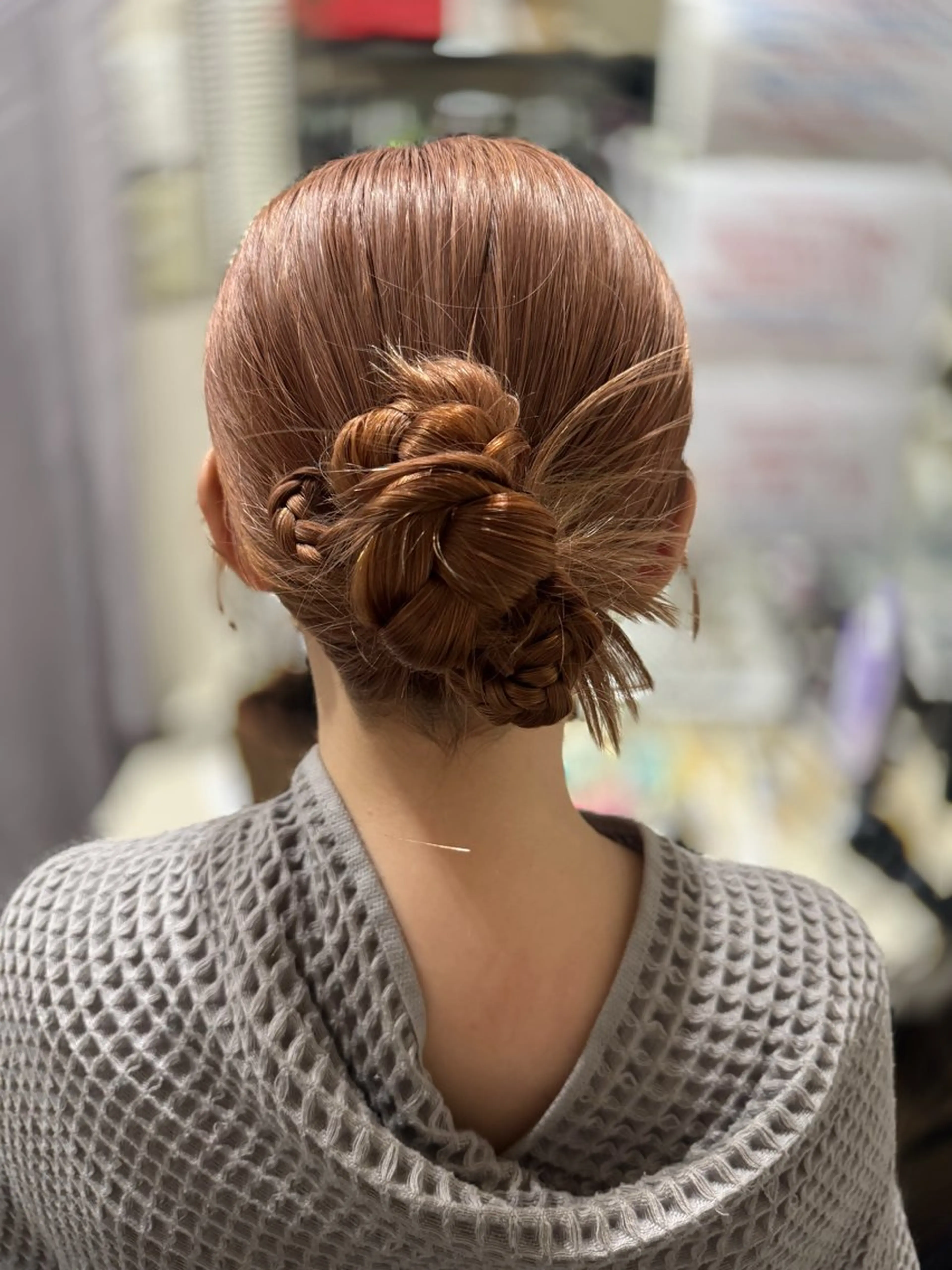 ミディアム ヘアアレンジ 韓国風ヘア ヘアセット RICO /ヘアセット・まつげのマツエク・マツパデザイン