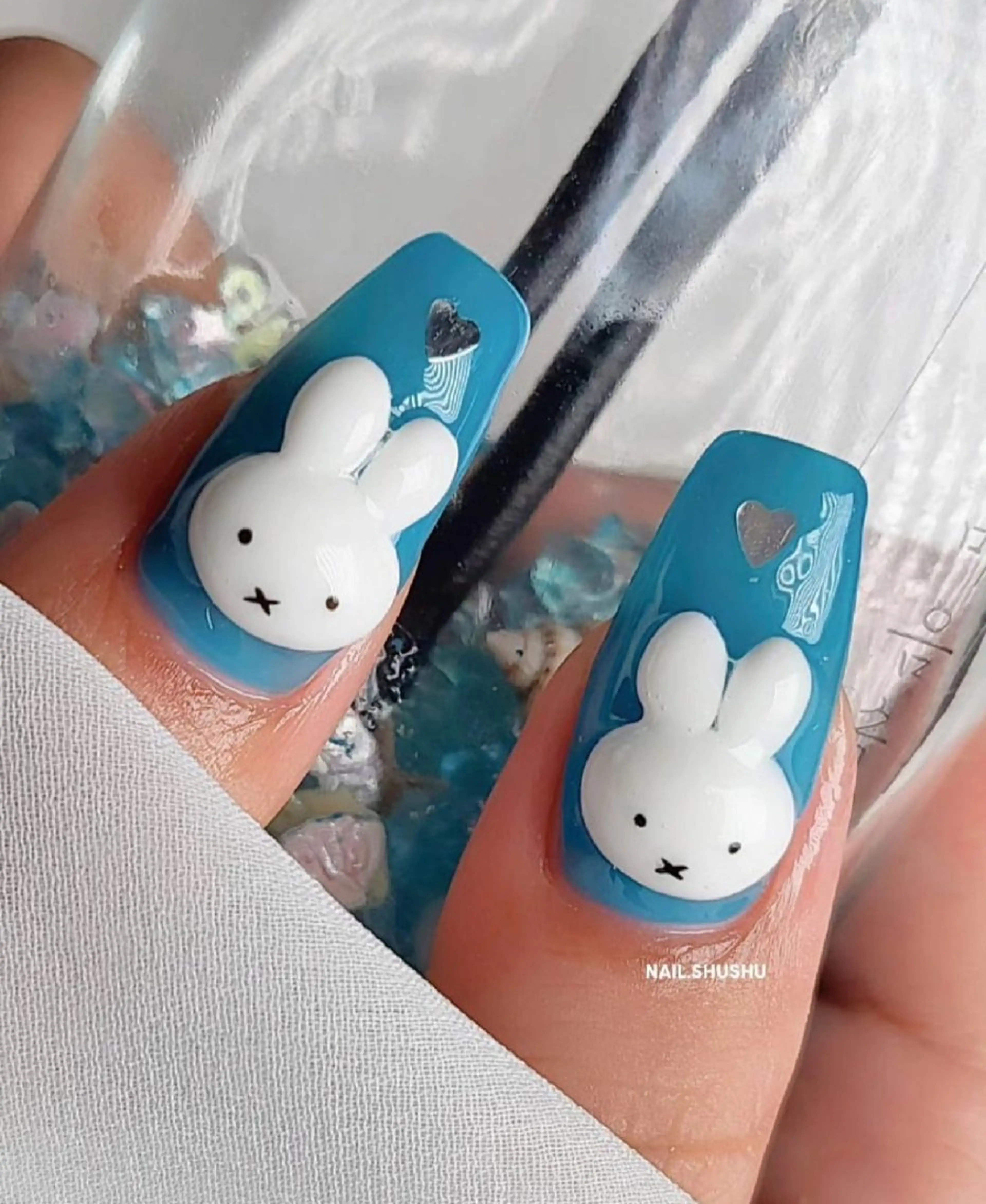 ネイル 持ち込み ニュアンスネイル ワンカラーネイル シンプルネイル 夏ネイル 3dパーツ/流行り 👧shushu❤️のネイルデザイン