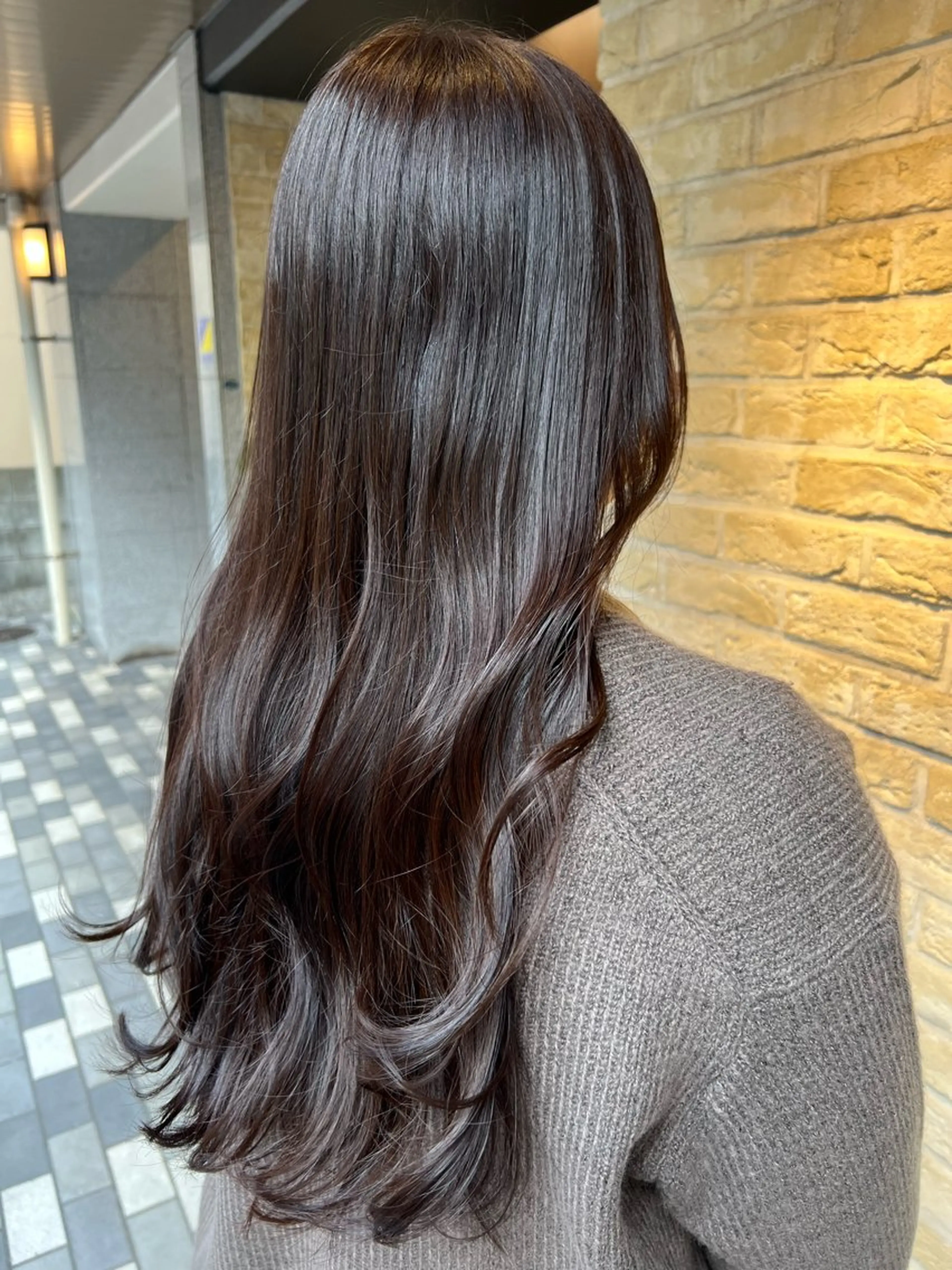 ロング 美髪矯正/艶髪 CLUTCH田中海琴のヘアスタイル