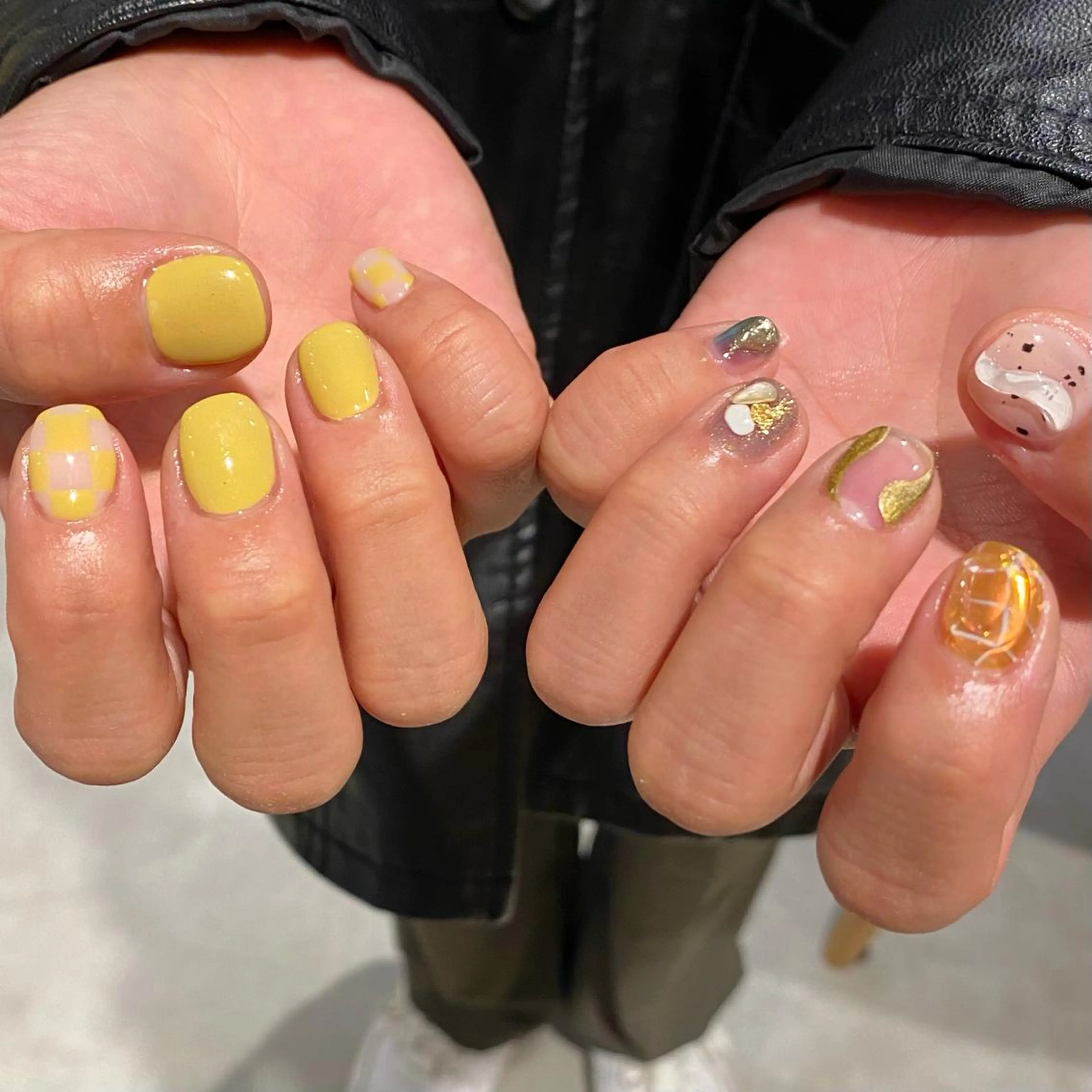 ネイル ニュアンスネイル ハンドネイル RINO AMANE nailのネイルデザイン