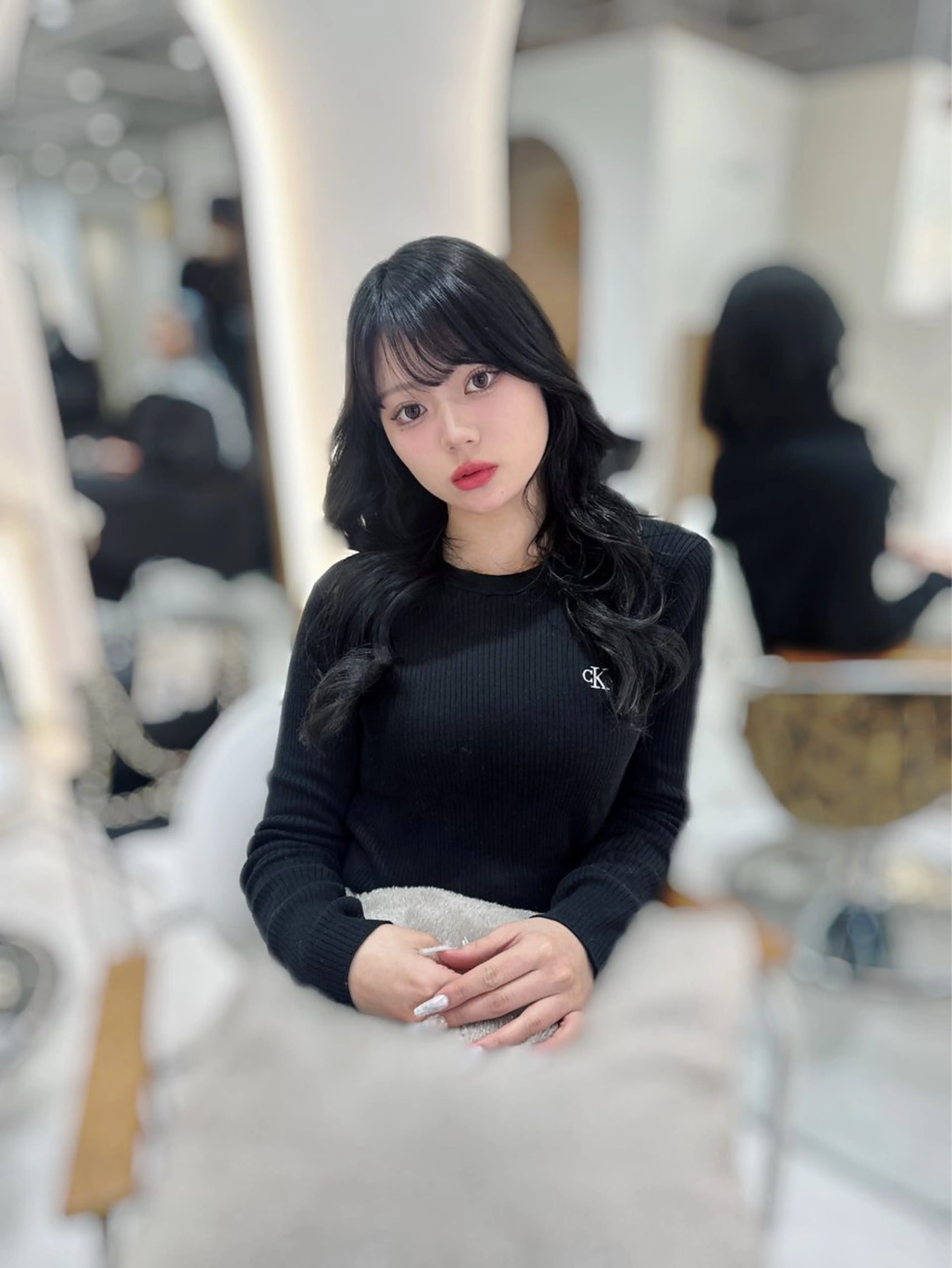 【人気No1】【韓国風似合わせ🇰🇷】カット＋ケアカラー＋超音波5step TOKIO TR🍒の写真