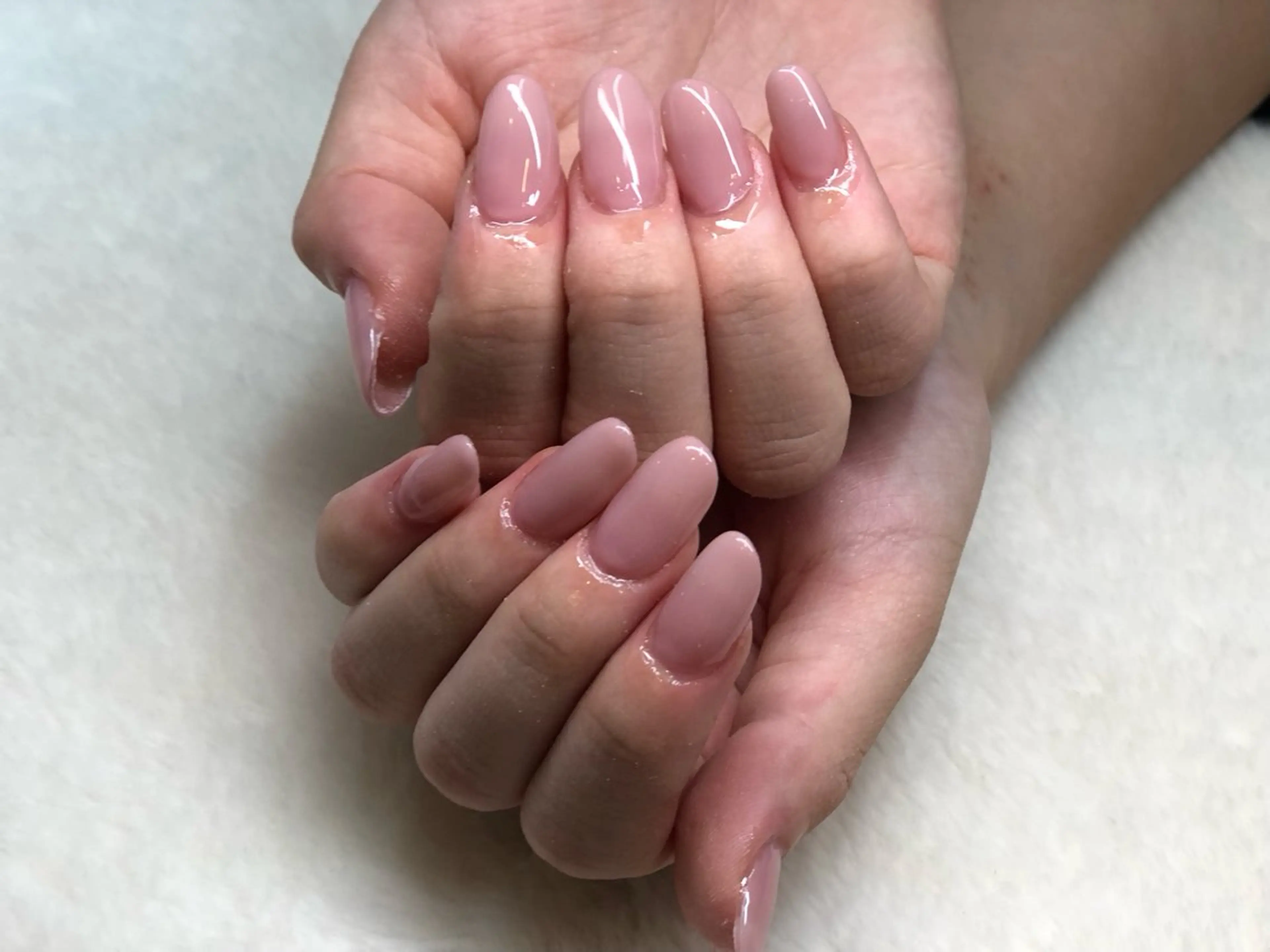 ネイル ジェルネイル パラジェル シンプルネイル ハンドネイル ハンドケア 心斎橋Salon Epokkuのネイルデザイン