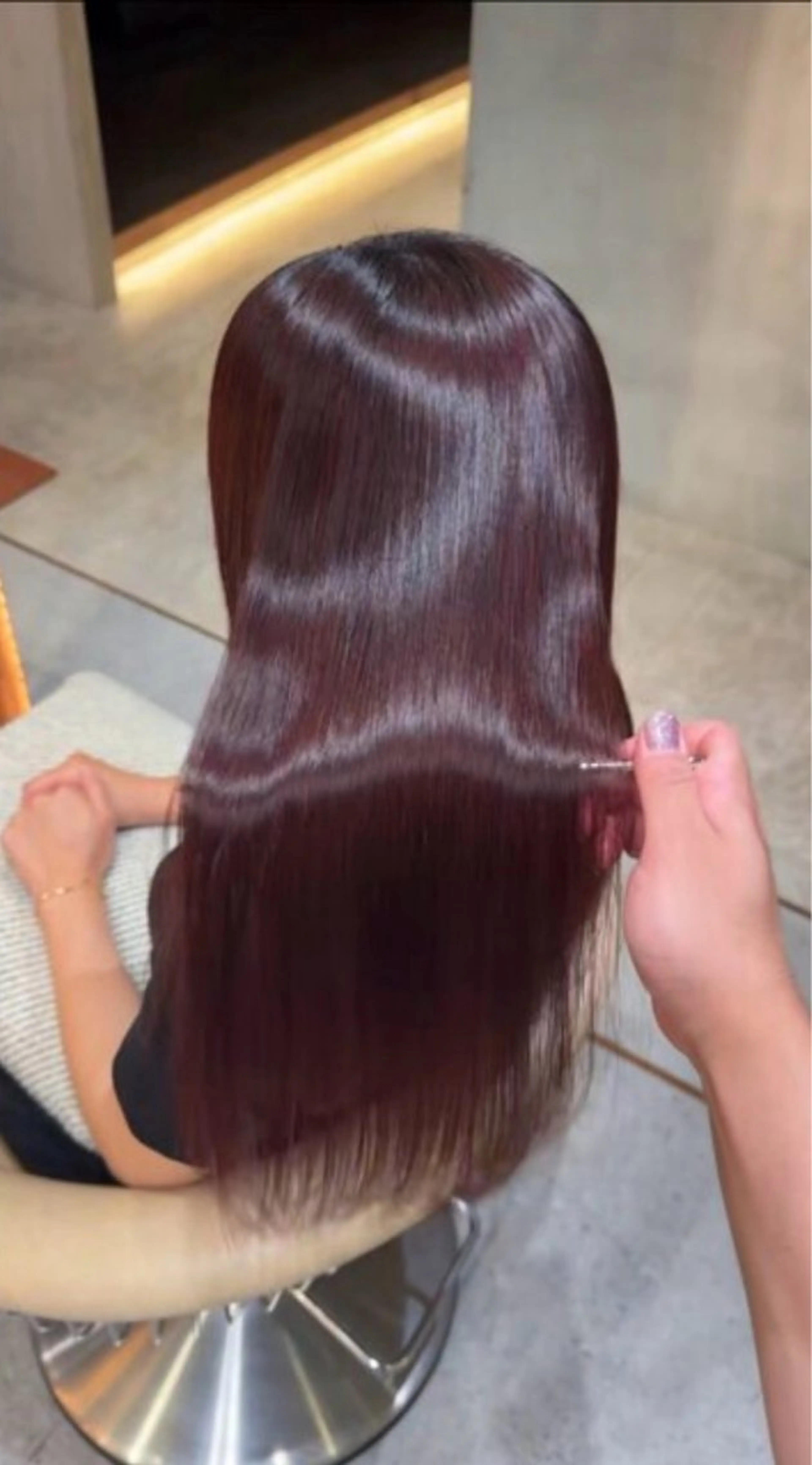 縮毛矯正＋2️⃣stepトリートメント（髪質改善）🫧🪄の写真