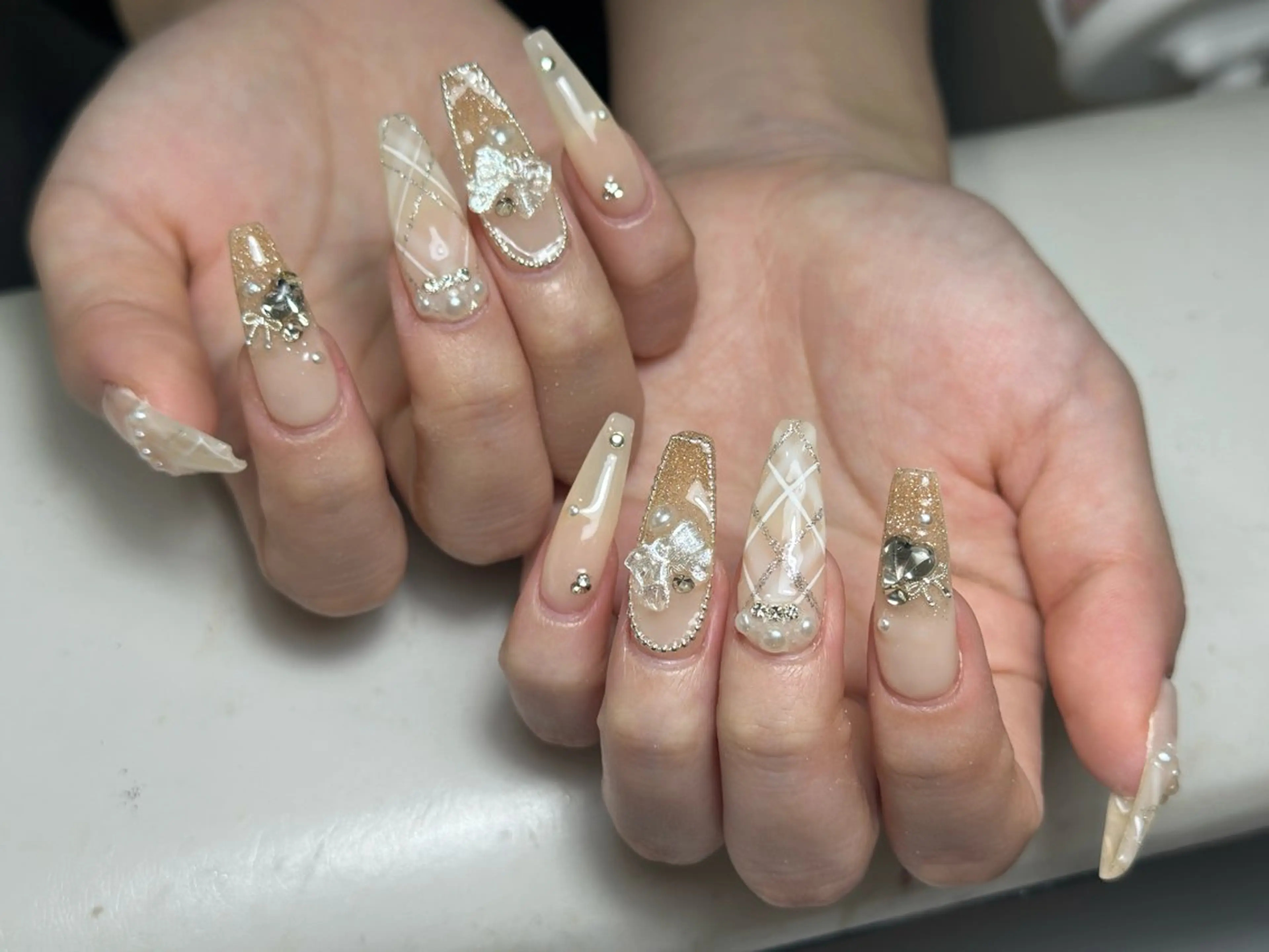 ネイル アートネイル ジェルネイル マグネットネイル ハンドネイル JennNail_ マオのネイルデザイン